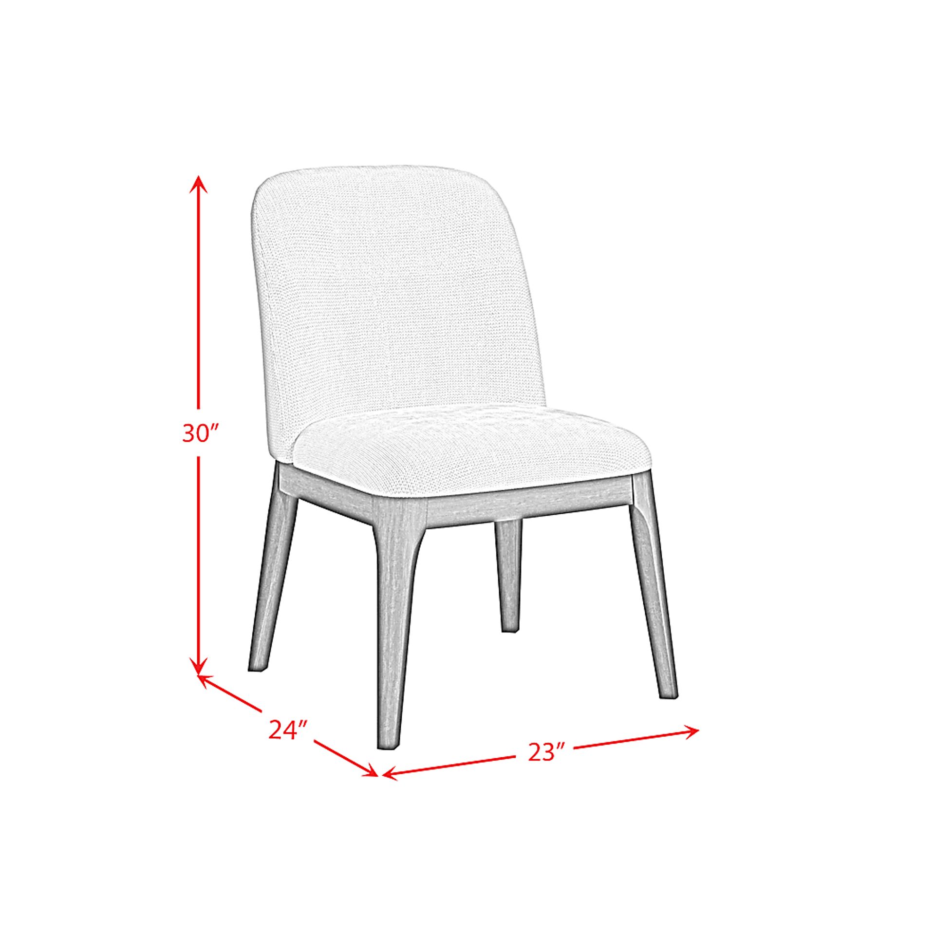 Masis Beige Side Chair, Set of 2 - Image 3