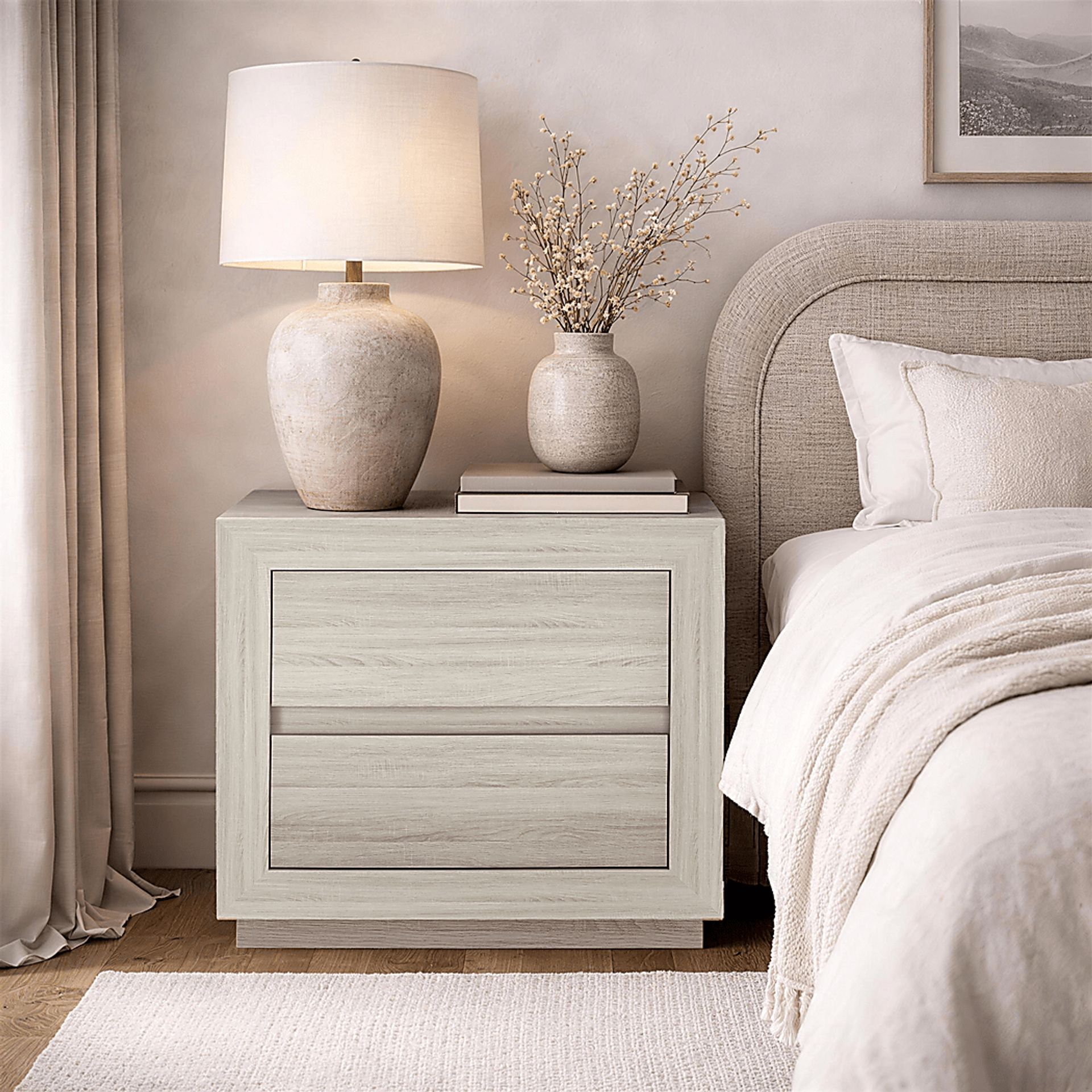 Masiva I Beige Nightstand - Image 2