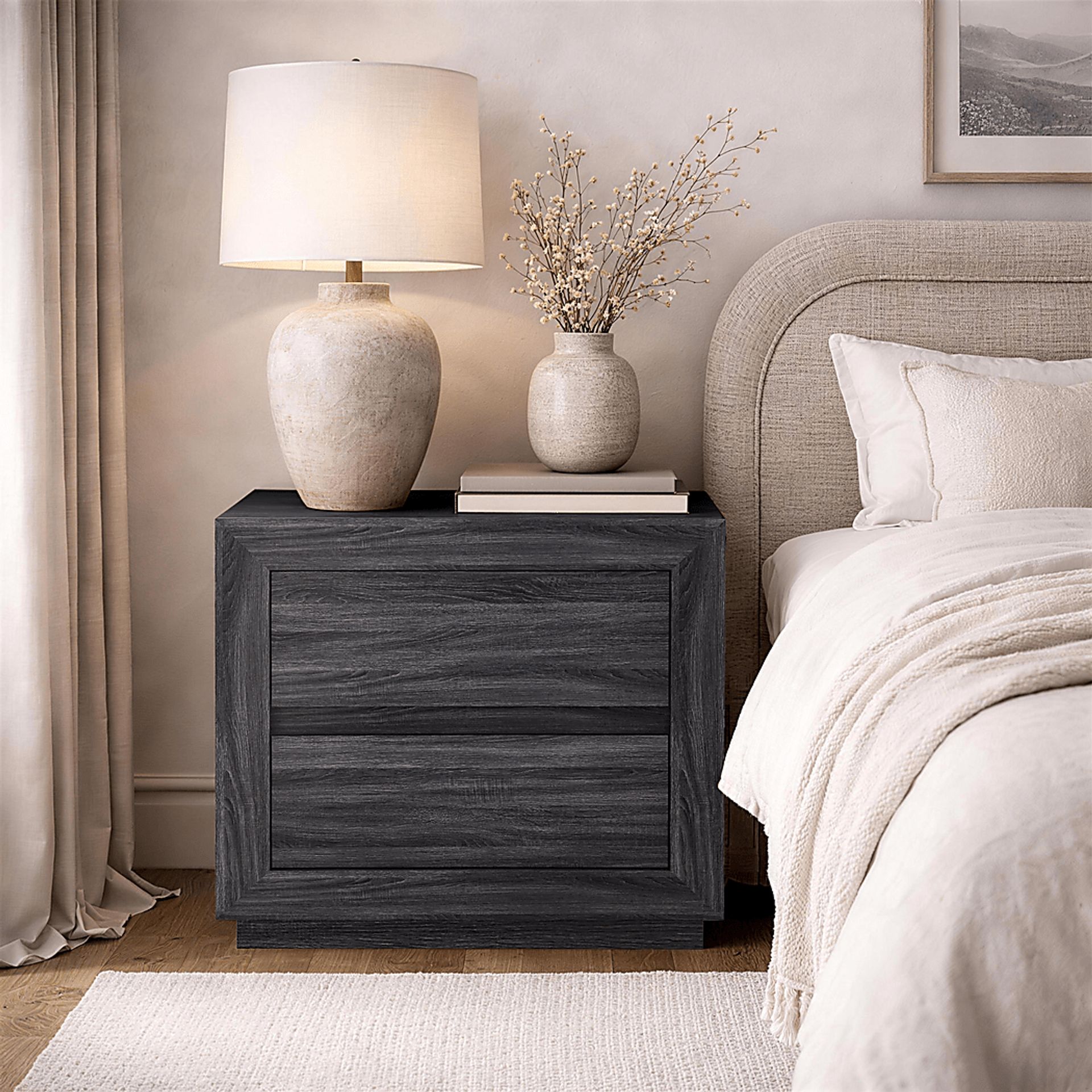 Masiva I Charcoal Nightstand - Image 2