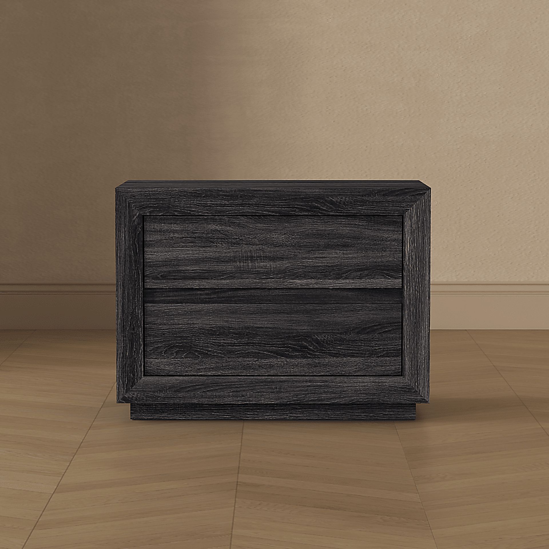 Masiva II Charcoal Nightstand - Image 3