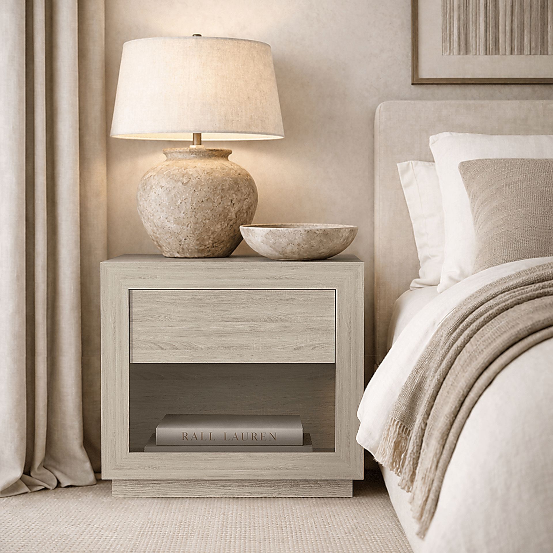 Masiva III Beige Nightstand - Image 3