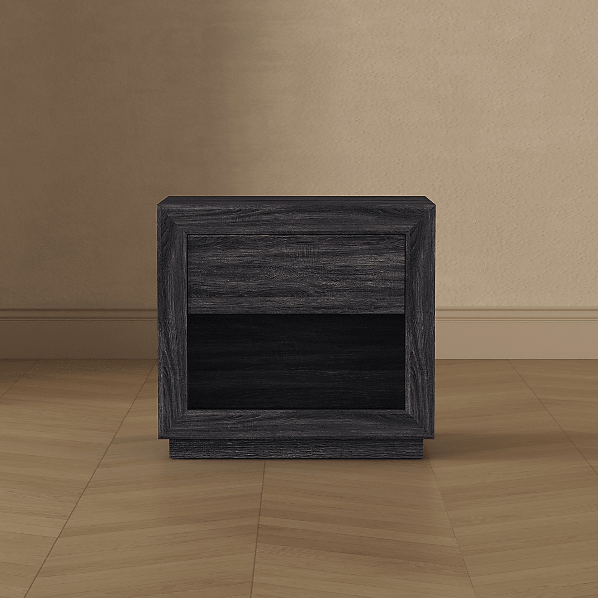 Masiva III Charcoal Nightstand - Image 2