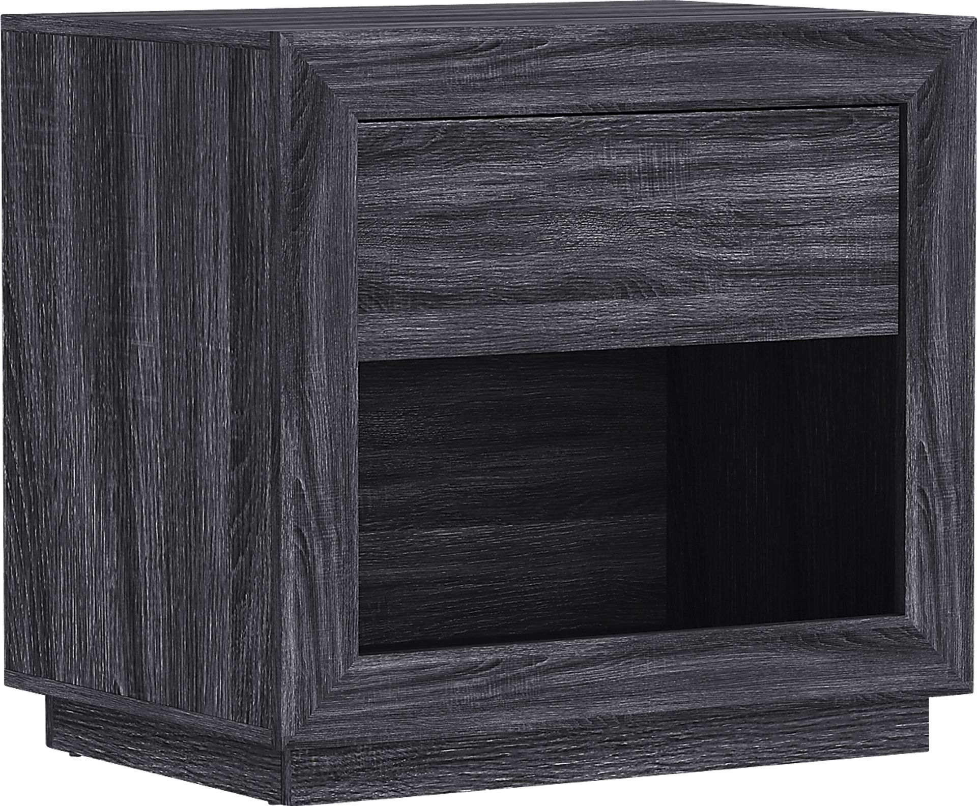 Masiva III Charcoal Nightstand - Image 4