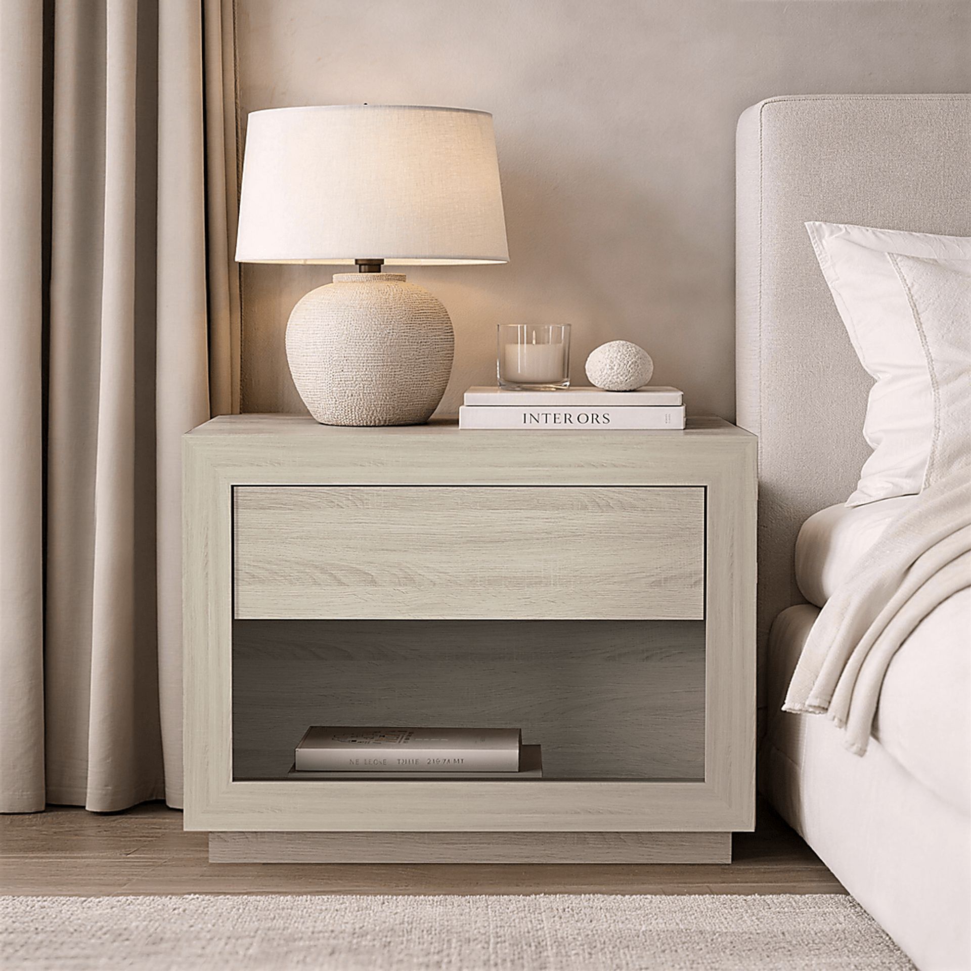 Masiva IV Beige Nightstand - Image 3