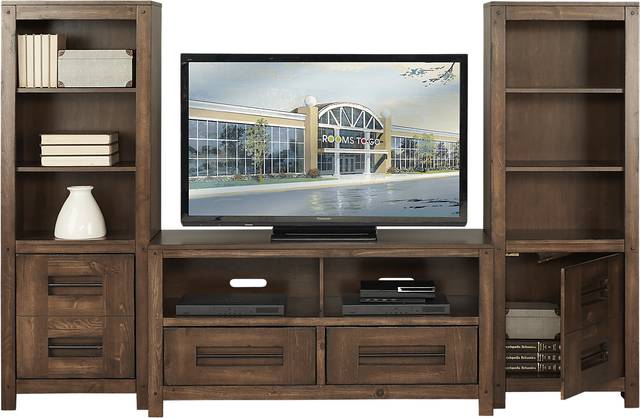 Mason Lake Cherry 3 Pc Wall Unit - Thumbnail - Image 2