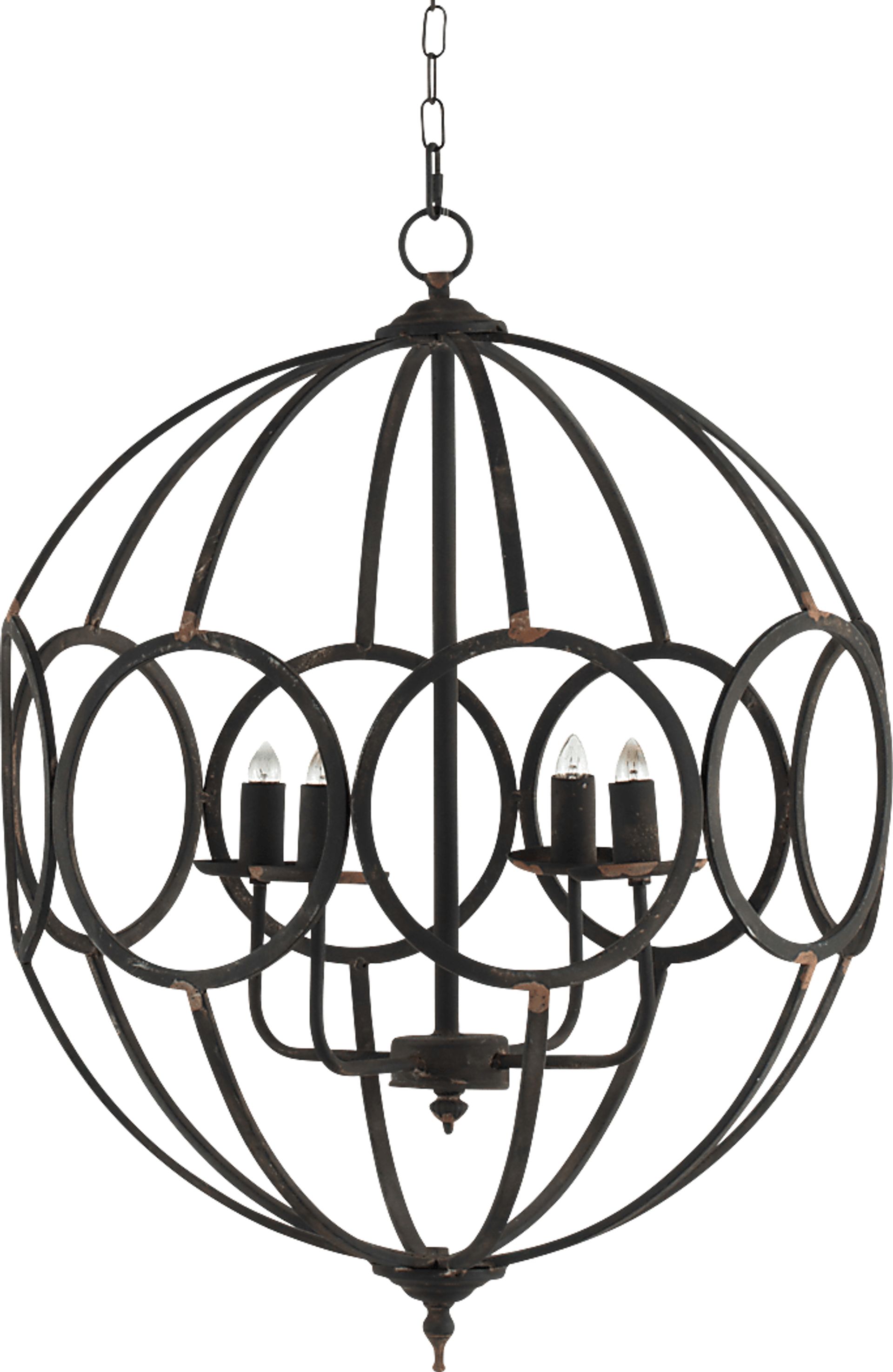 Massaro Bay Black Chandelier - Image 1