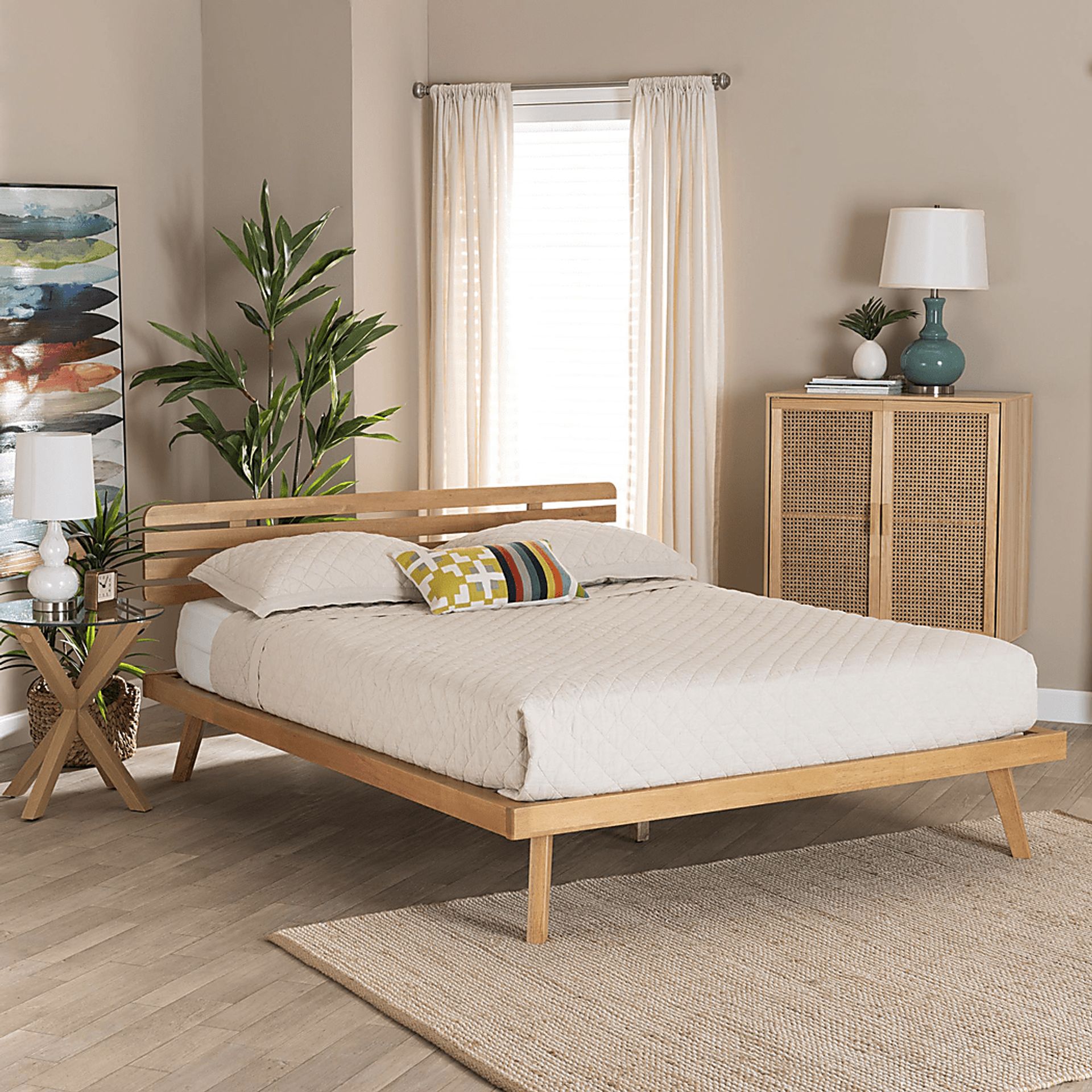 Massaro Brown Queen Platform Bed - Image 2