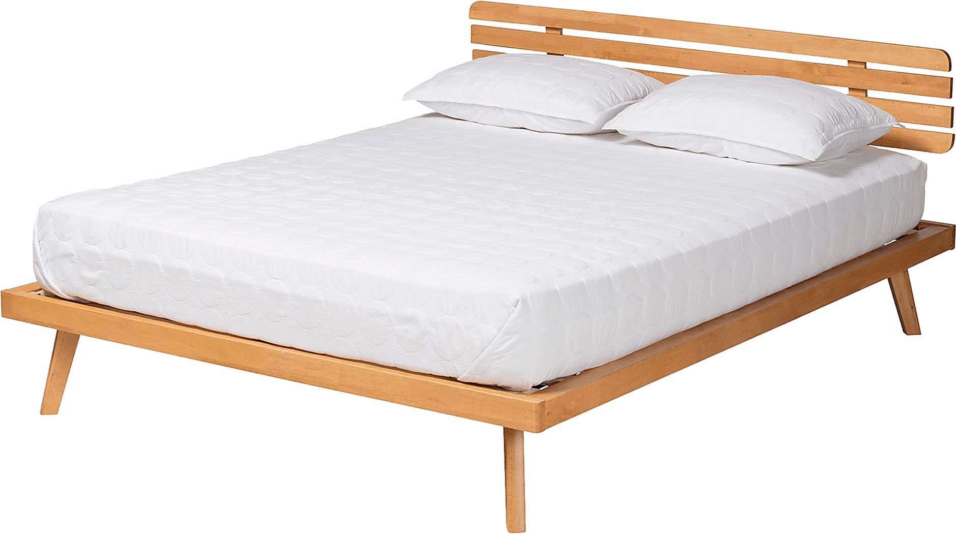 Massaro Brown Queen Platform Bed