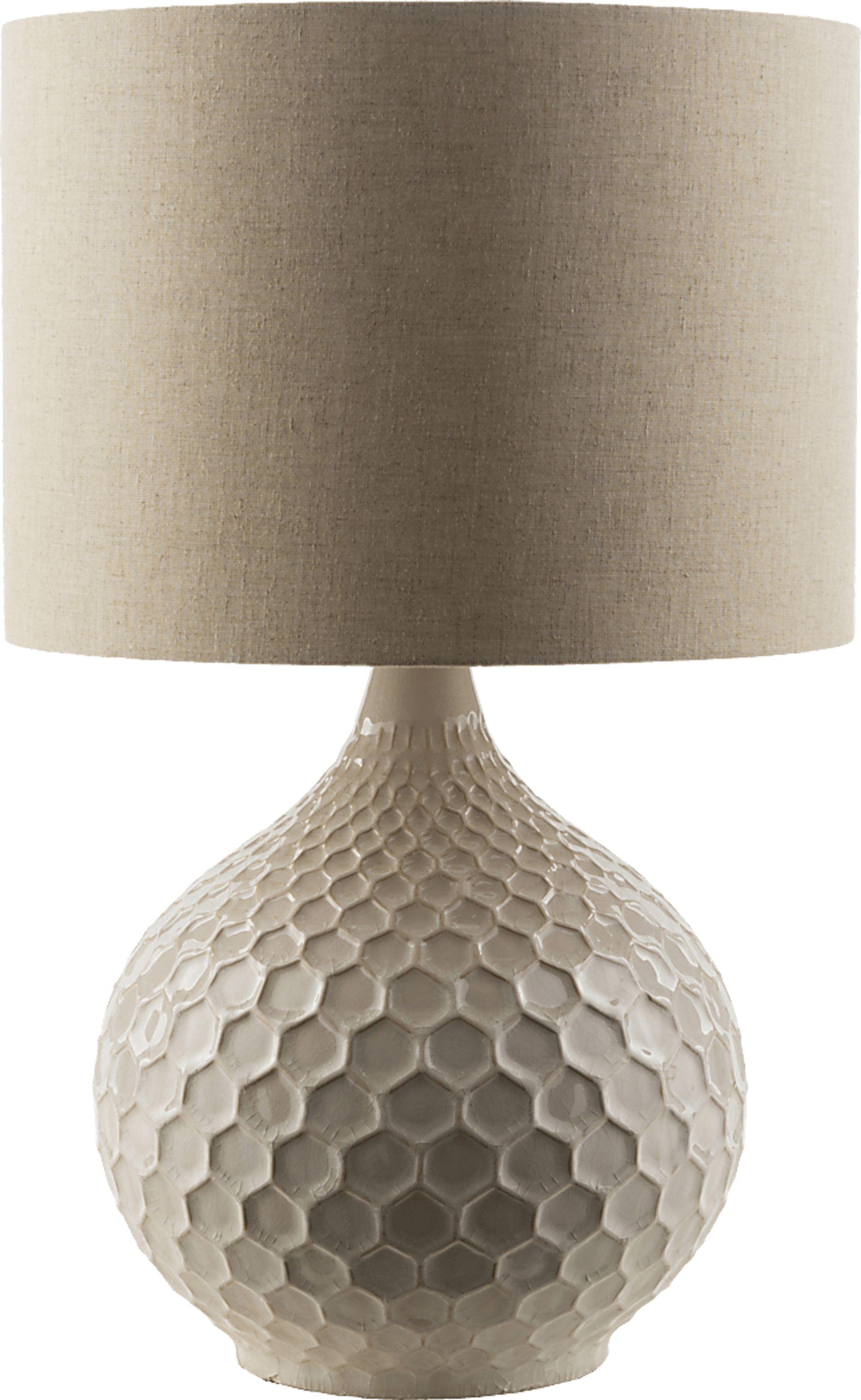 Masser Circle Ivory Lamp - Image 1