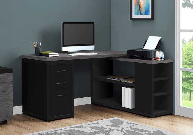 Massillon Black Desk - Thumbnail - Image 2