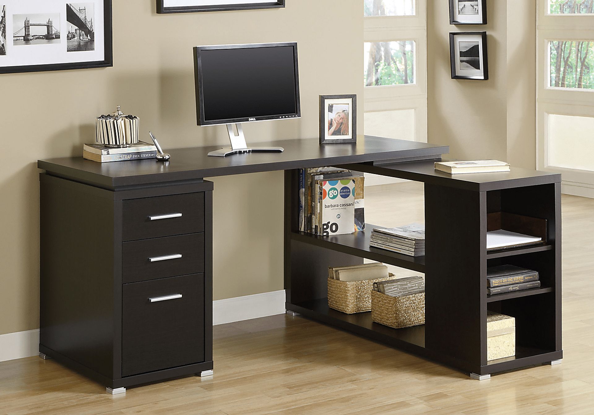 Massillon Cappuccino Desk - Image 3