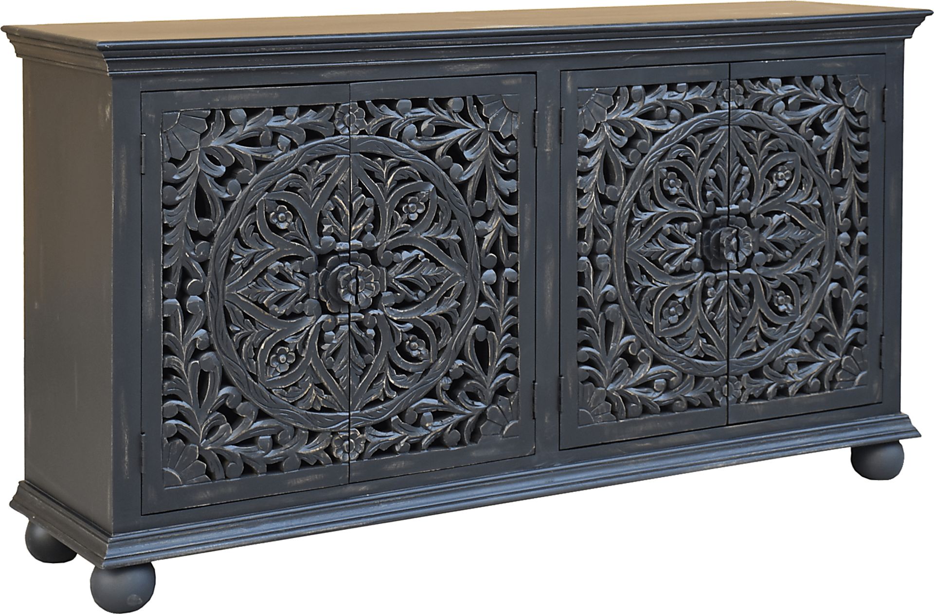 Mastick Black Credenza - Image 1