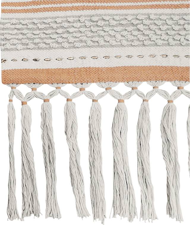 Masugi Orange/Cream Wall Decor - Thumbnail - Image 4