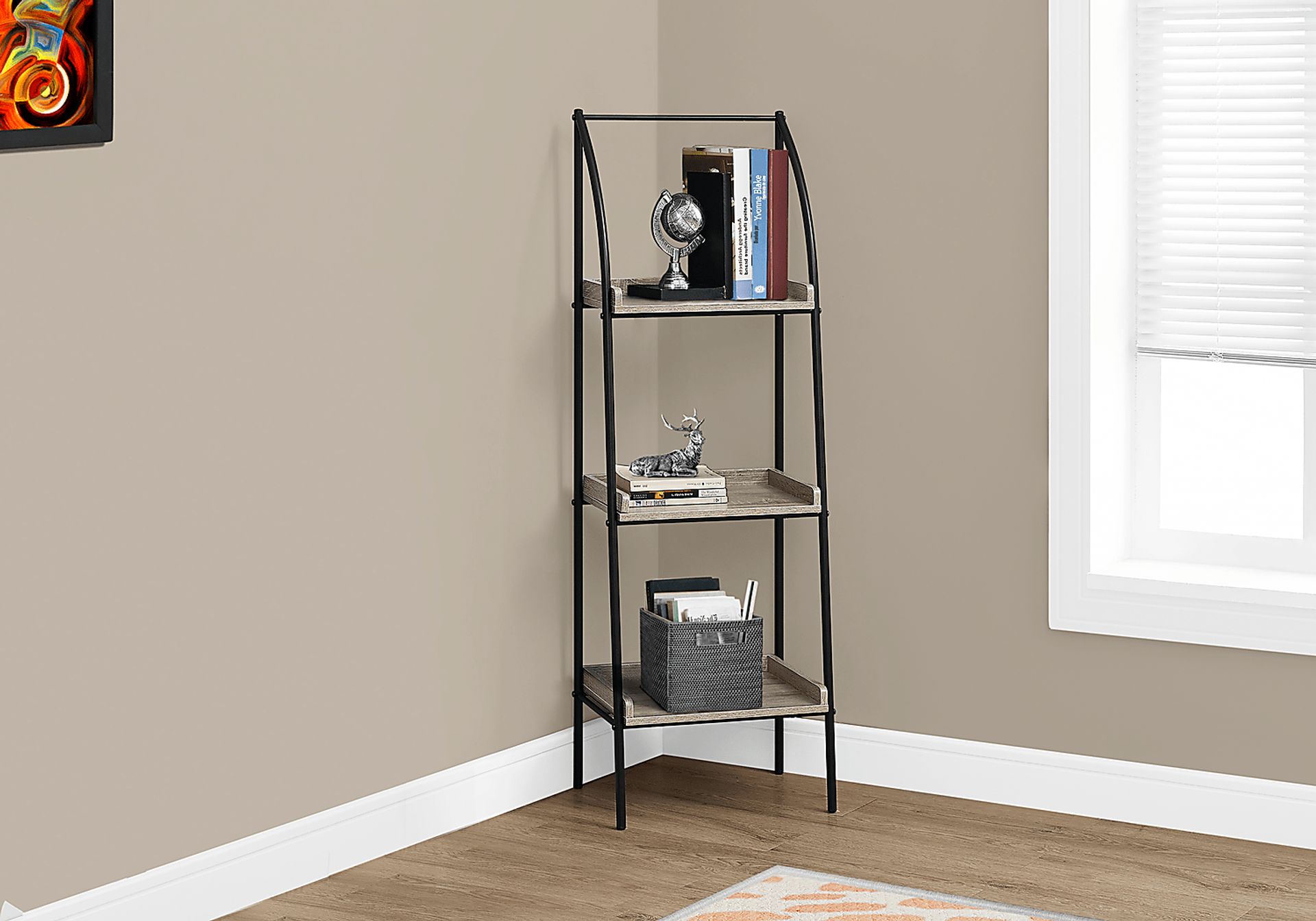 Matacona Taupe Bookcase - Image 3