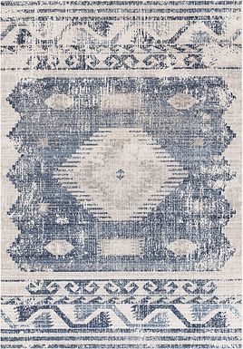 Matagorda Denim 7'10 x 10' Indoor/Outdoor Rug