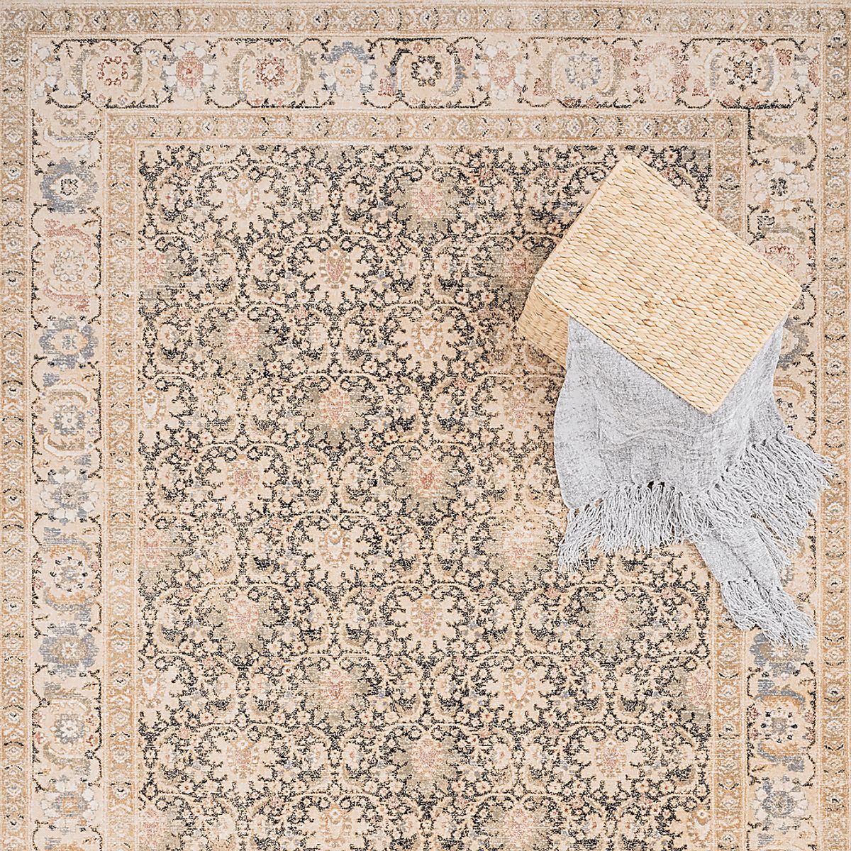 Matashire Beige,Cream Beige Rugs | Rooms to Go