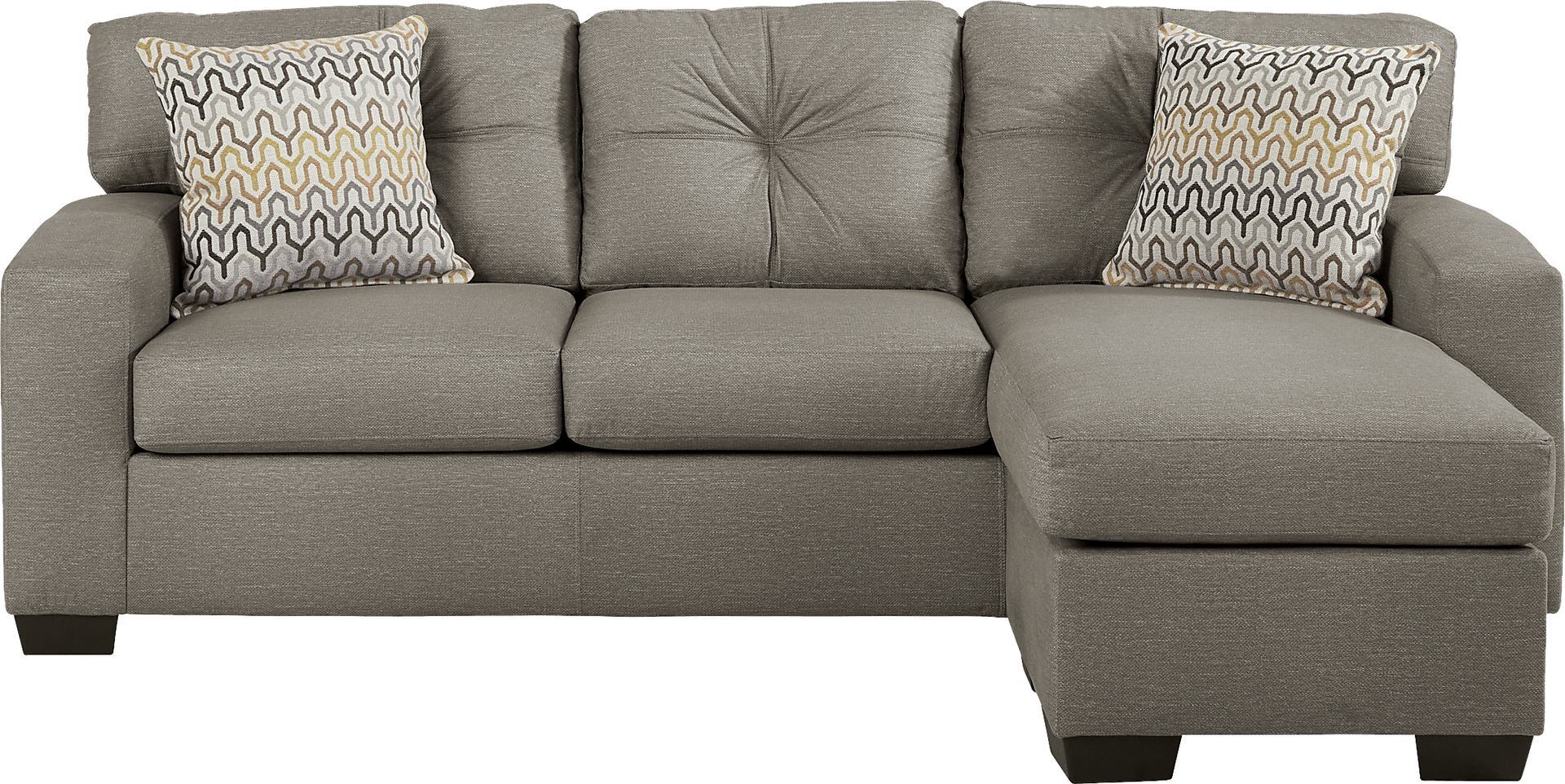 Mathen Cobblestone Sofa Chaise - Image 1