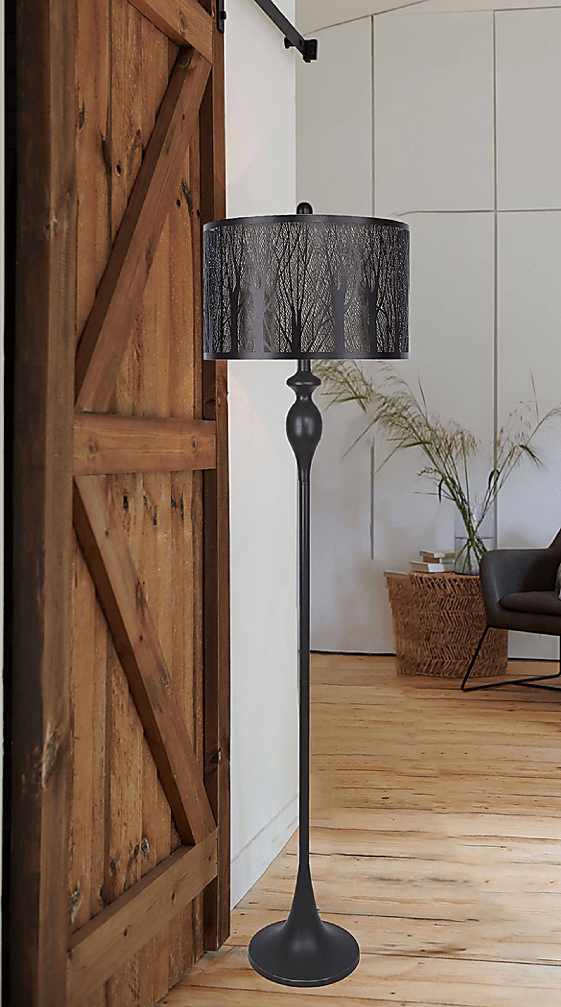 Mathena Drive Bronze Floor Lamp - Image 2