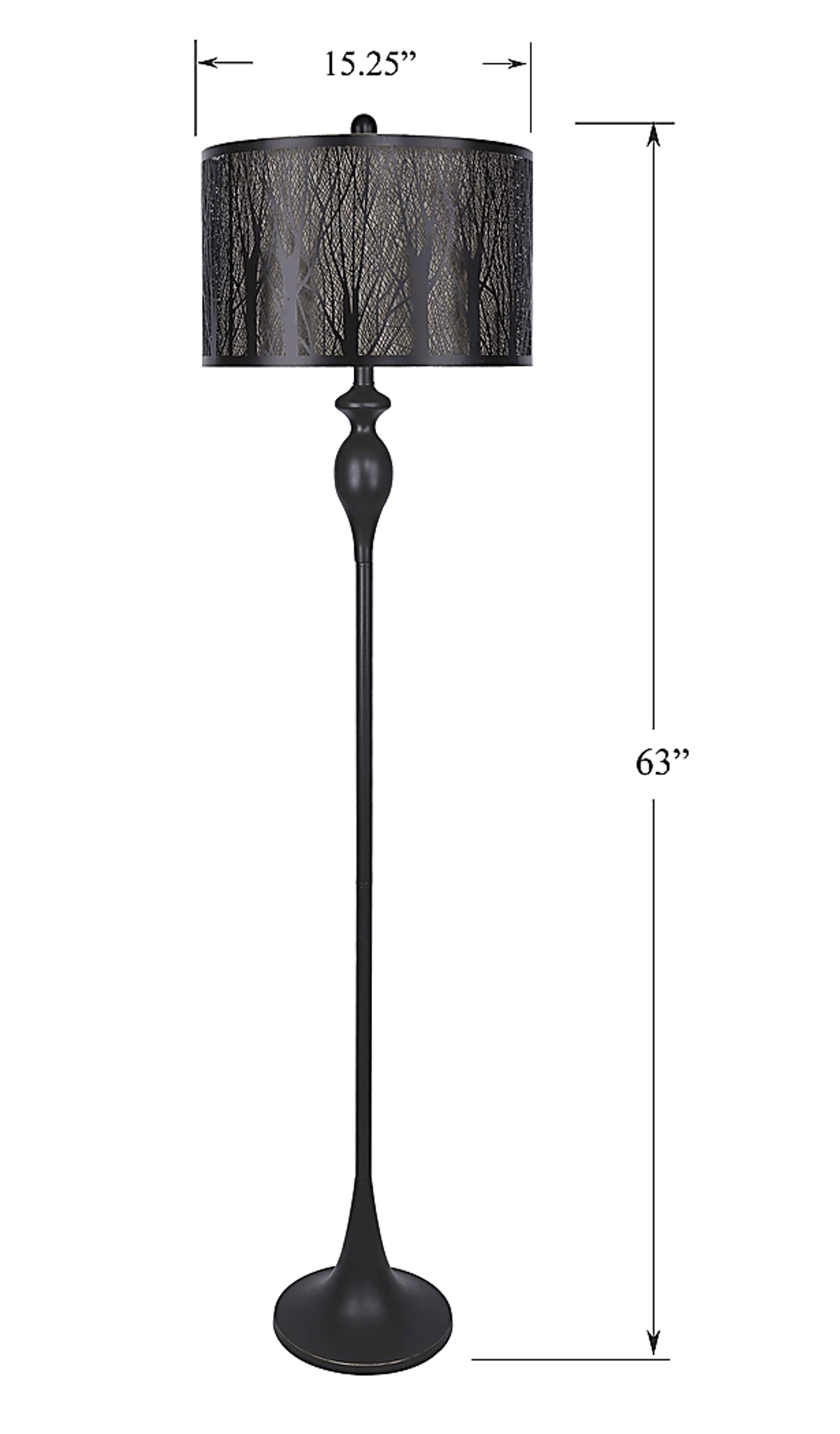 Mathena Drive Bronze Floor Lamp - Image 4