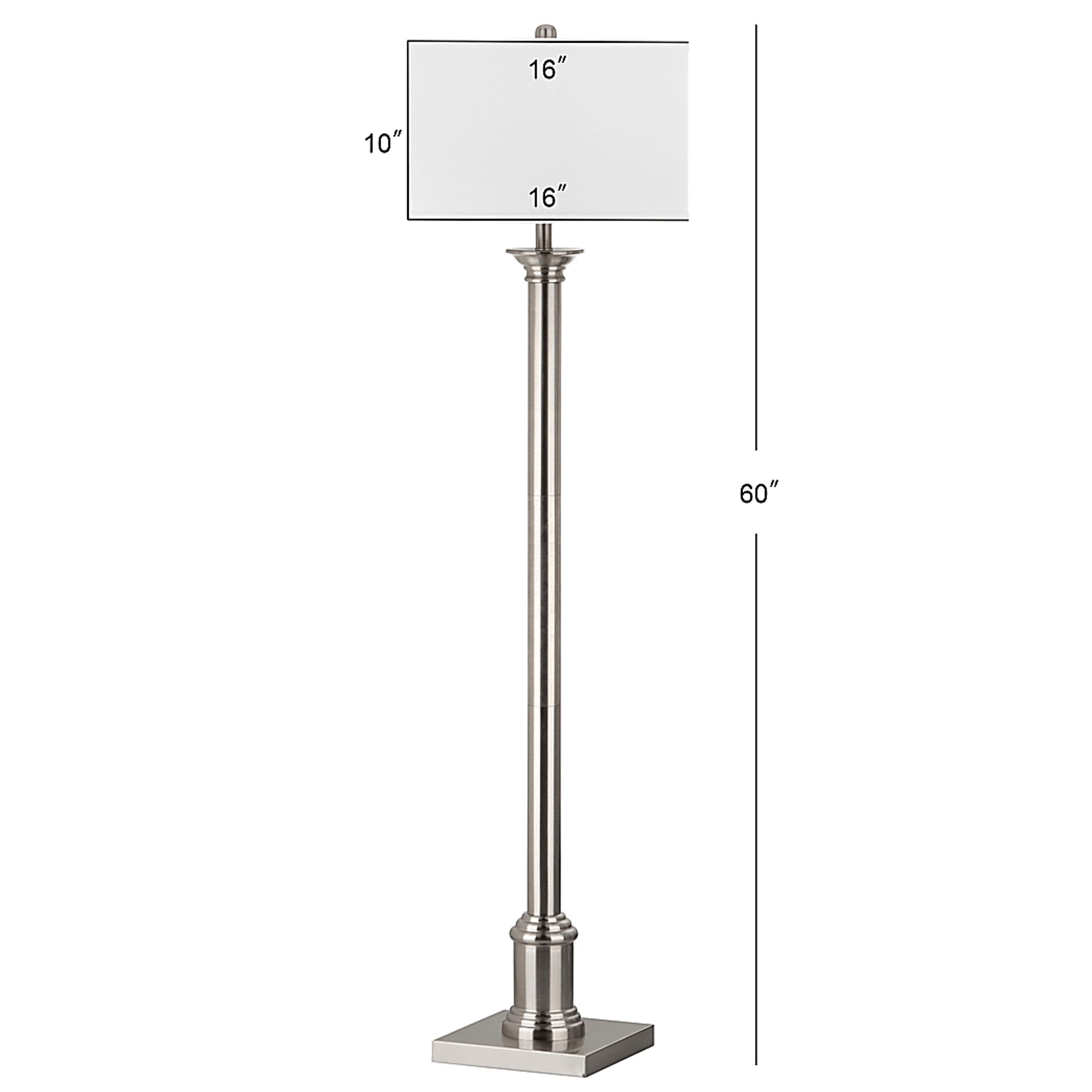 Mather Lake Silver Floor Lamp - Image 2