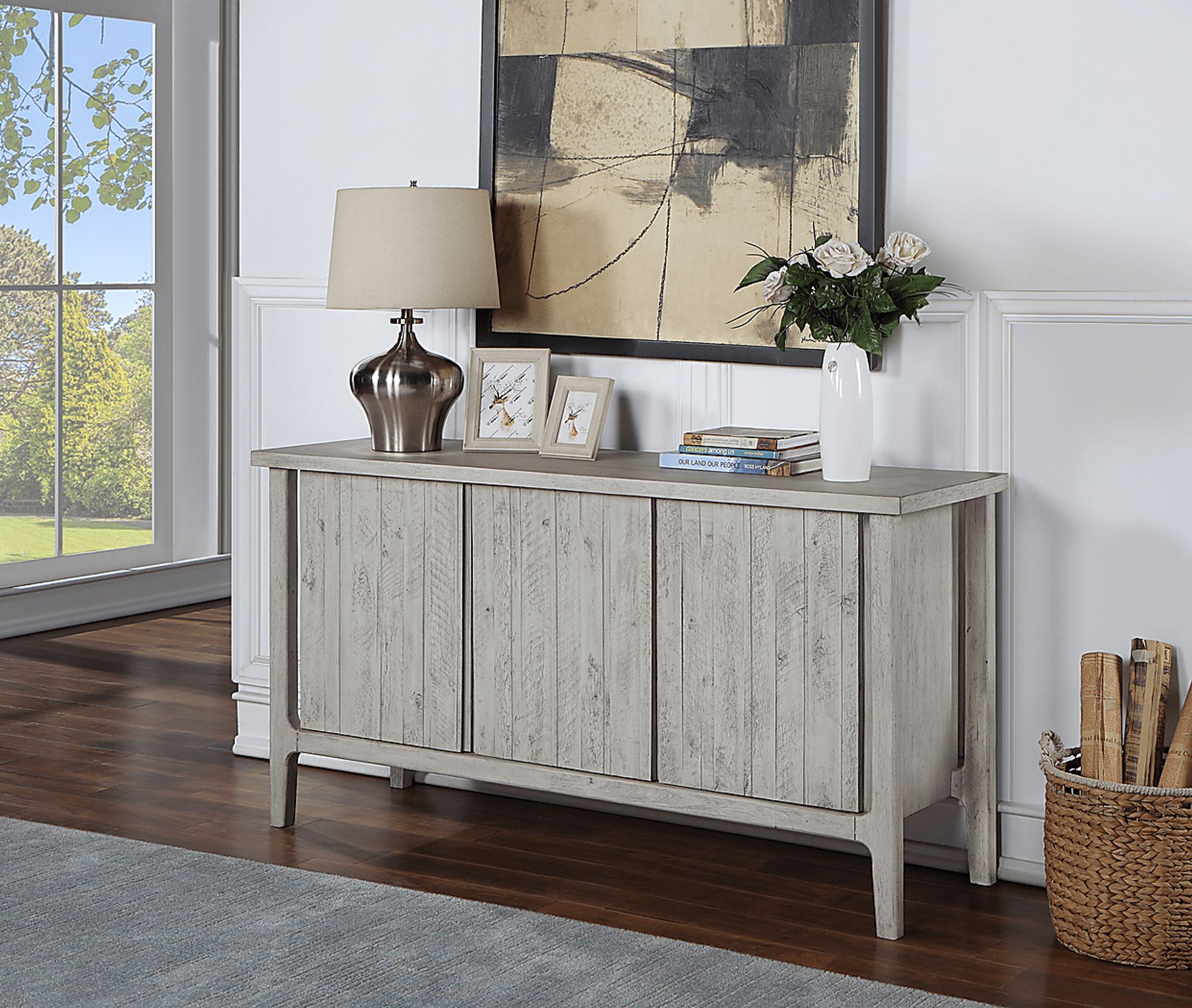 Mathern White Accent Cabinet - Image 2
