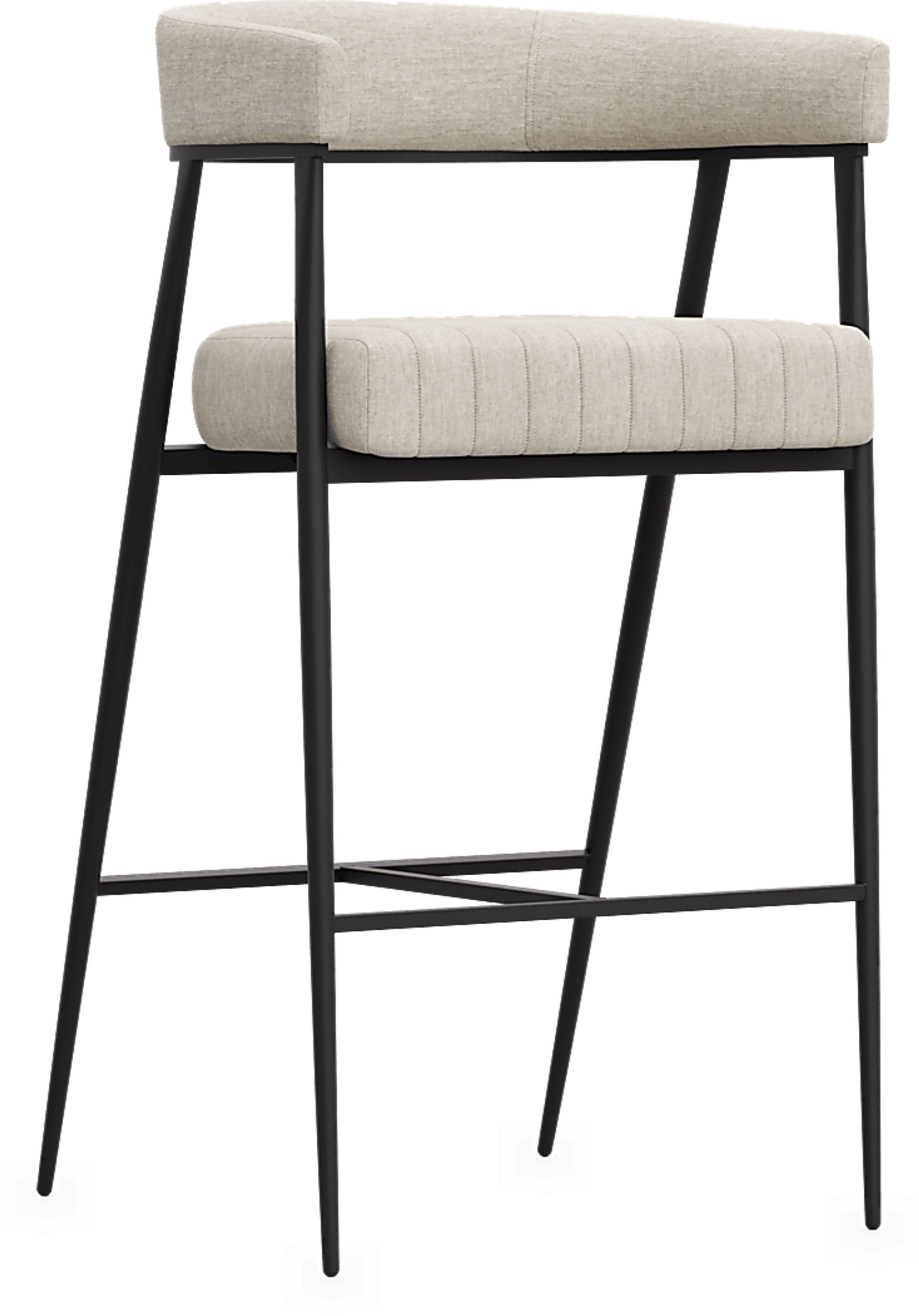 Mathis Cream Bar Stool - Image 1