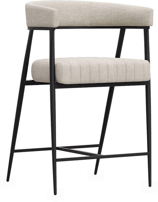 Mathis Cream Counter Height Stool