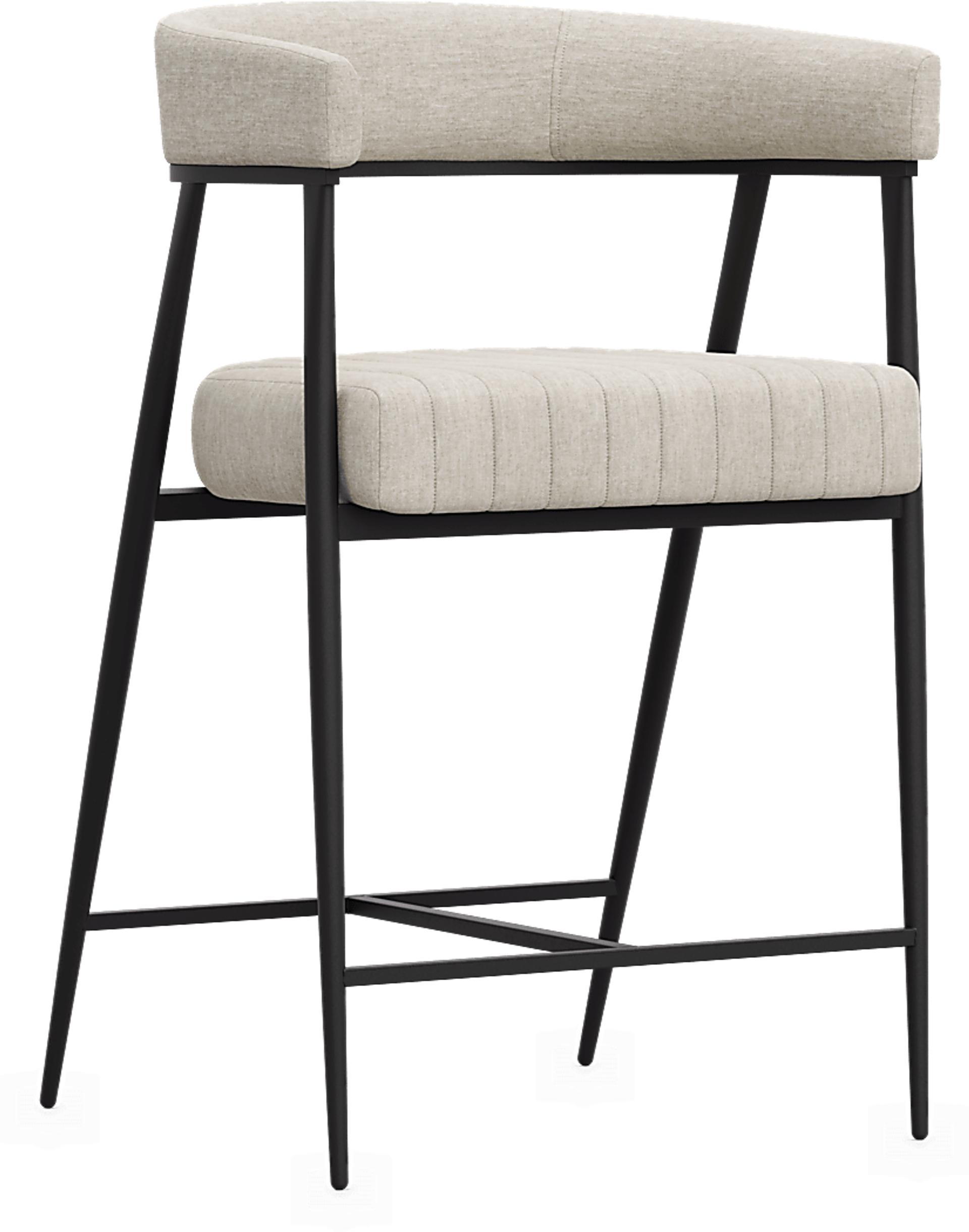 Mathis Cream Counter Height Stool
