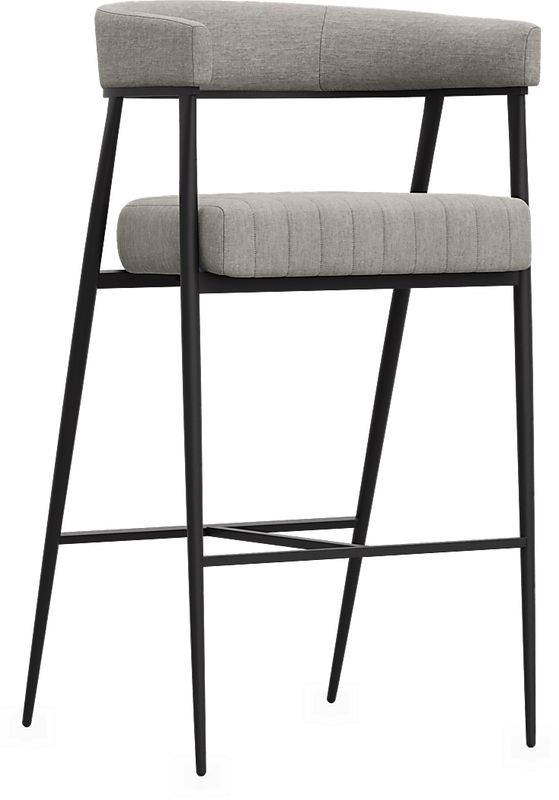Mathis Gray Bar Stool