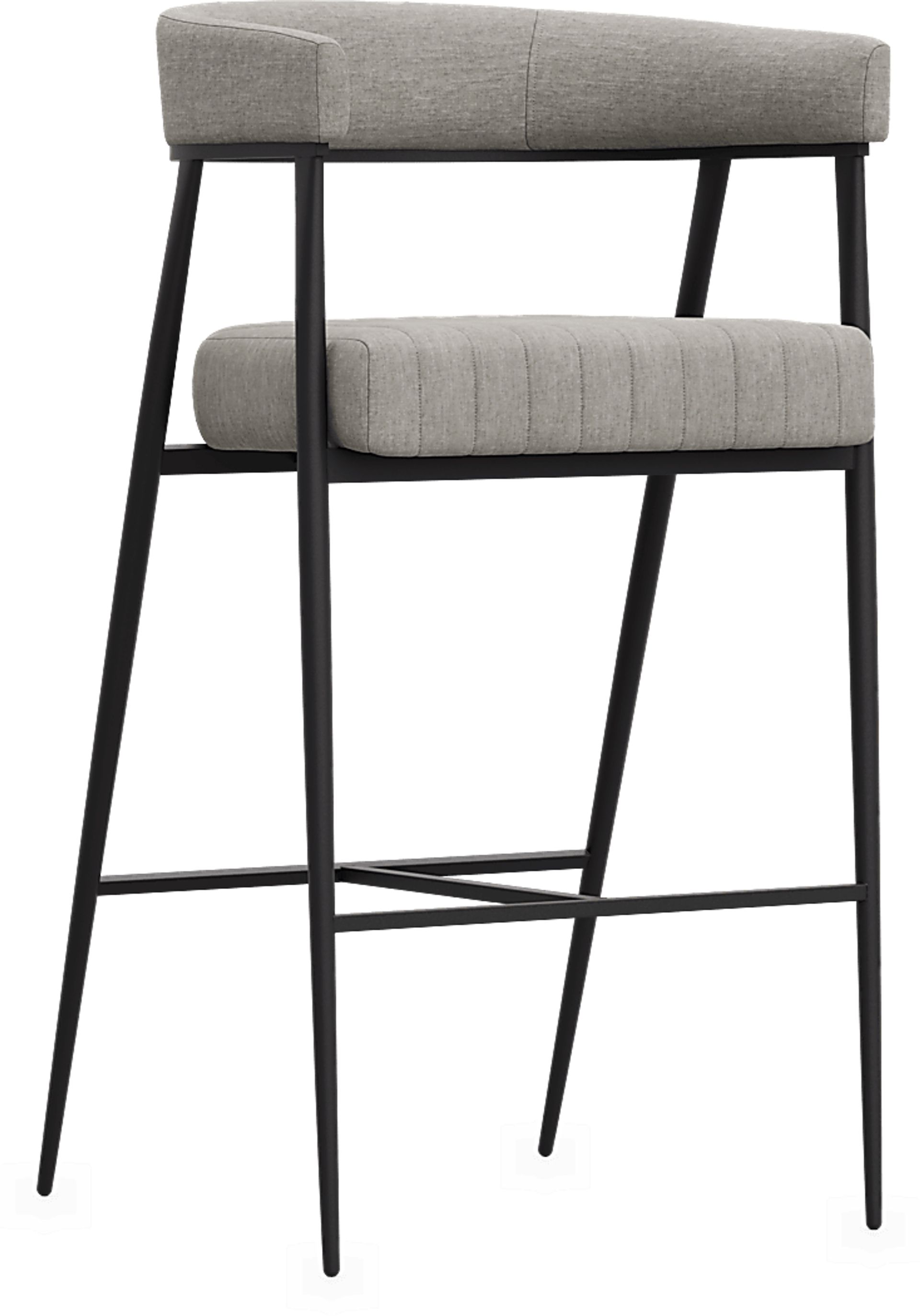 Mathis Gray Bar Stool - Image 1
