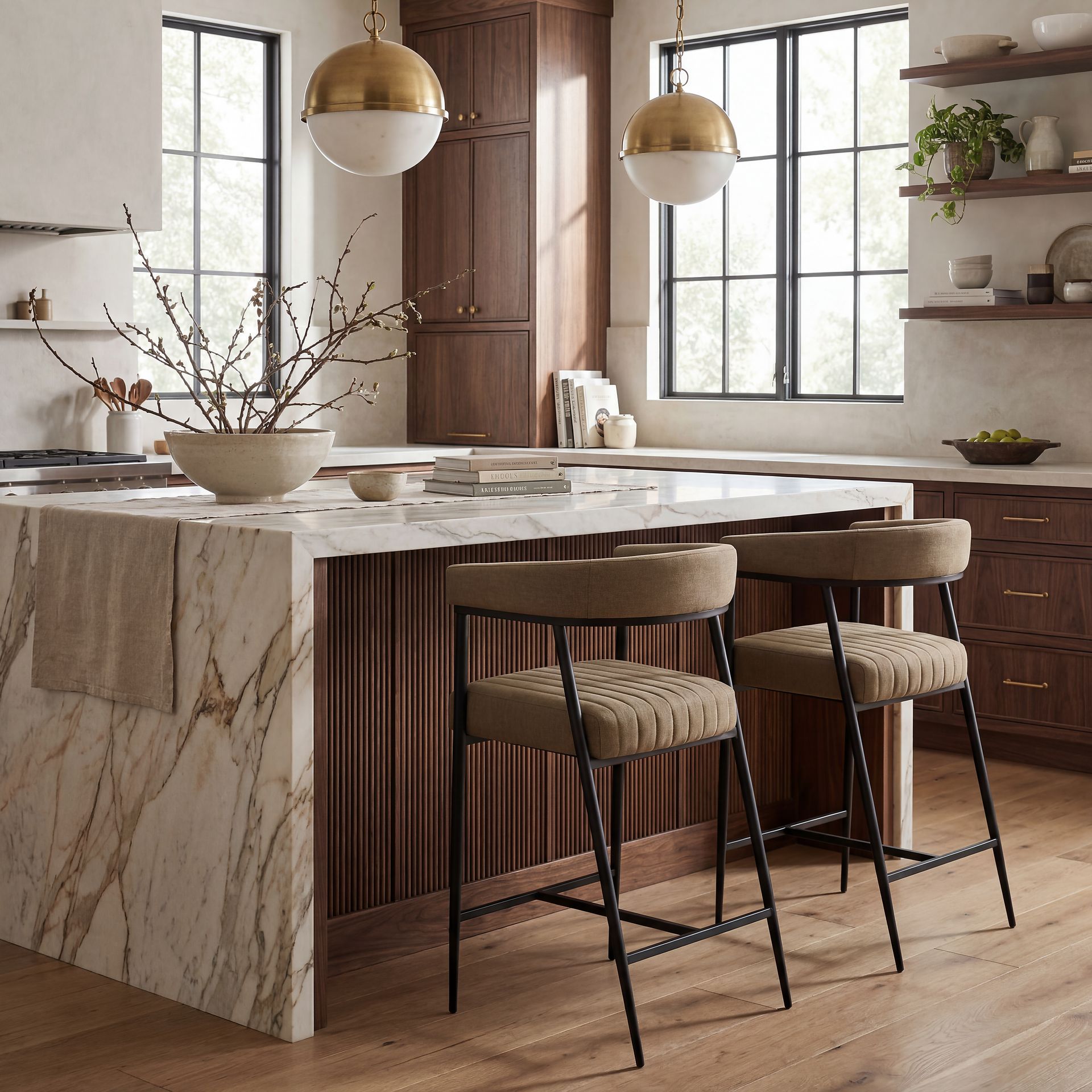 Mathis Green Counter Height Stool - Image 3