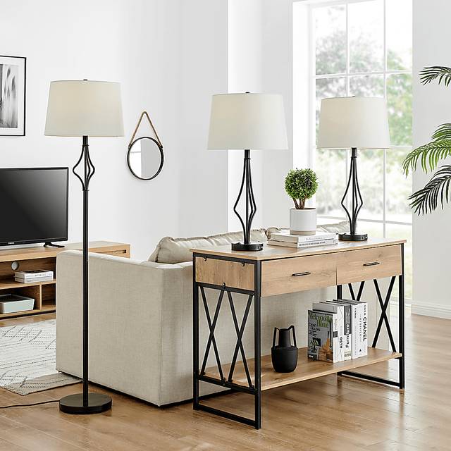 Matlida Summit Black Lamp, Set of 3 - Thumbnail - Image 2