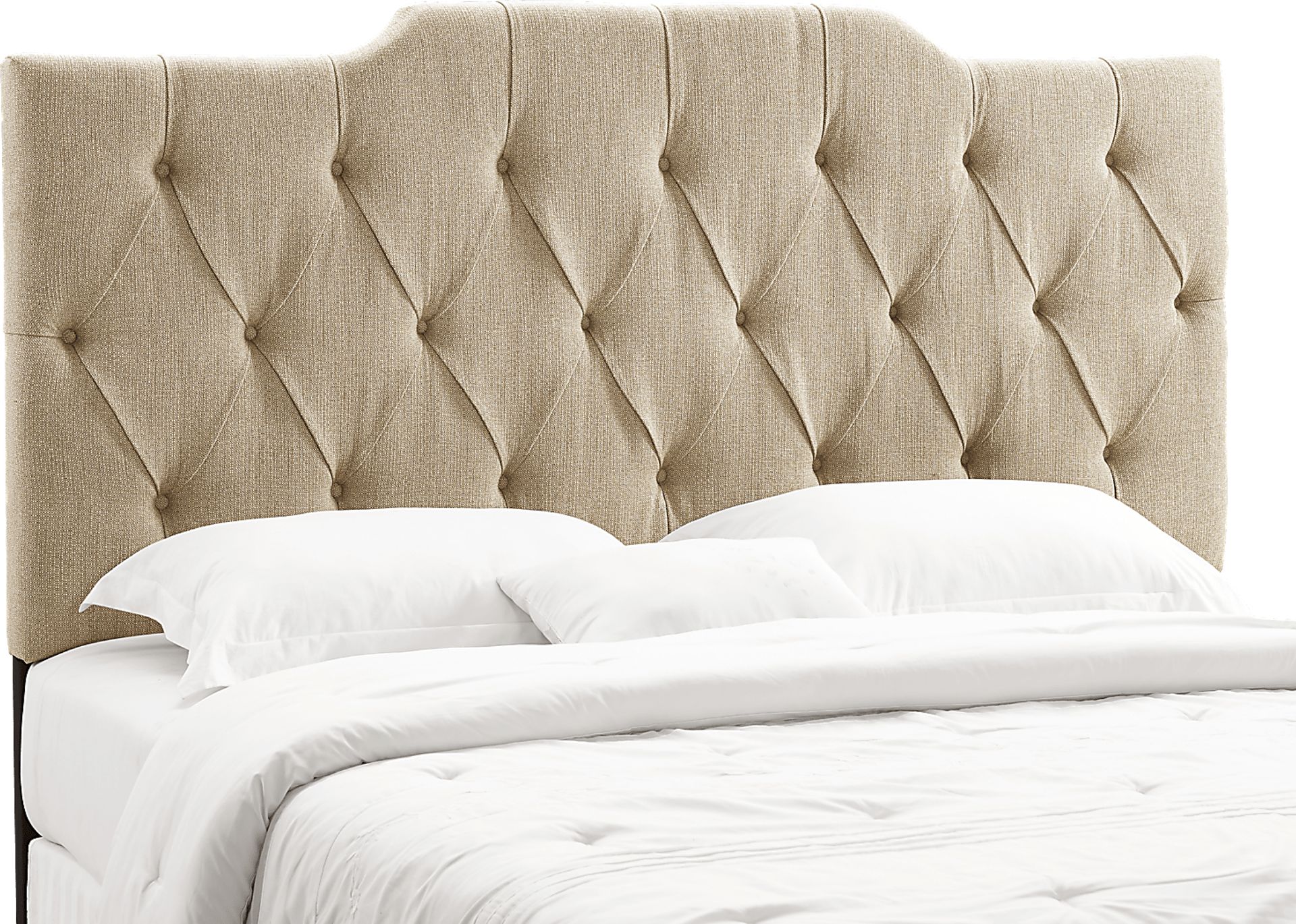 Matson Linen King Upholstered Headboard - Image 1