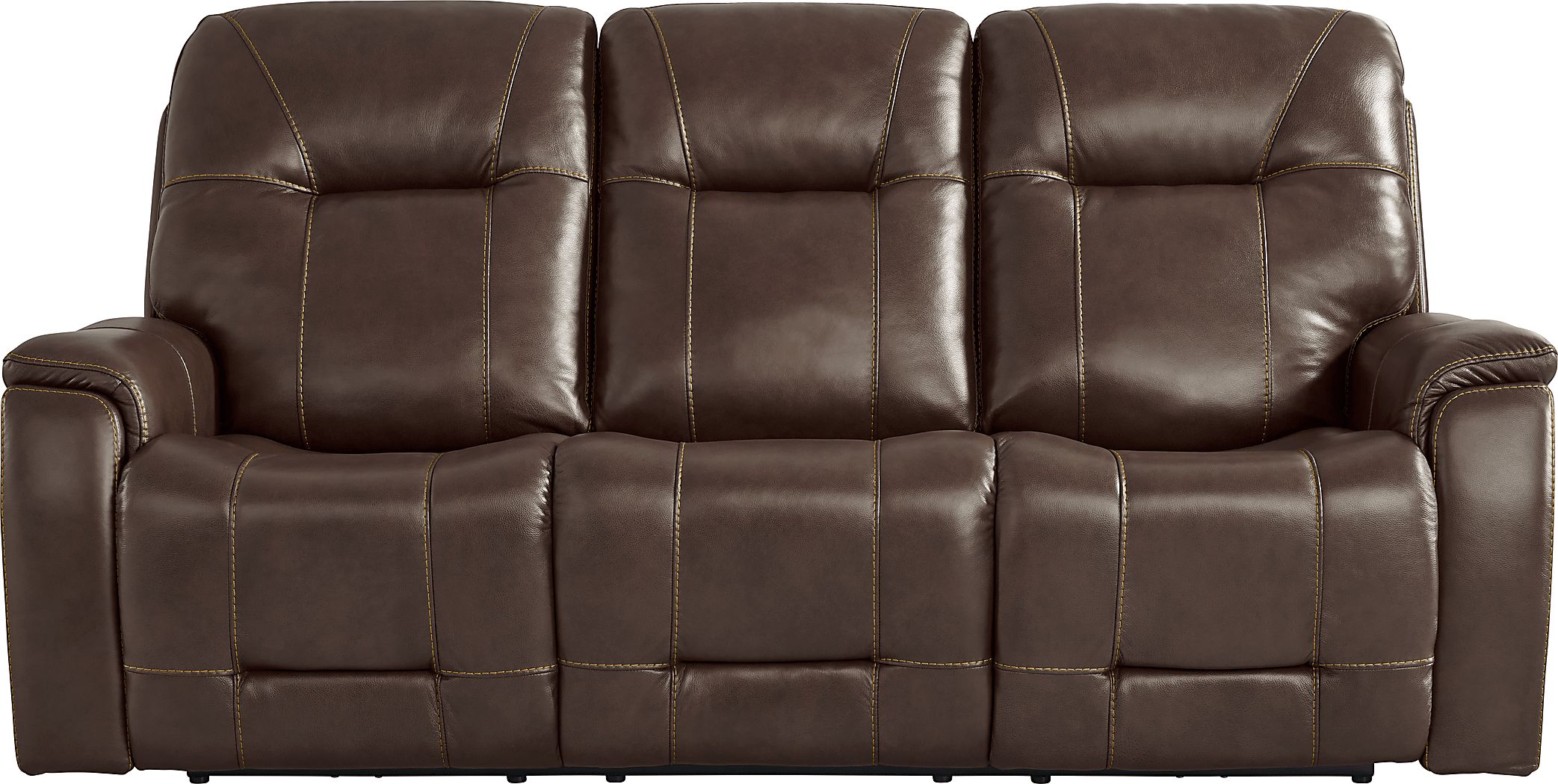 Matthews Cove Leather Triple Power Reclining Living Room Set
