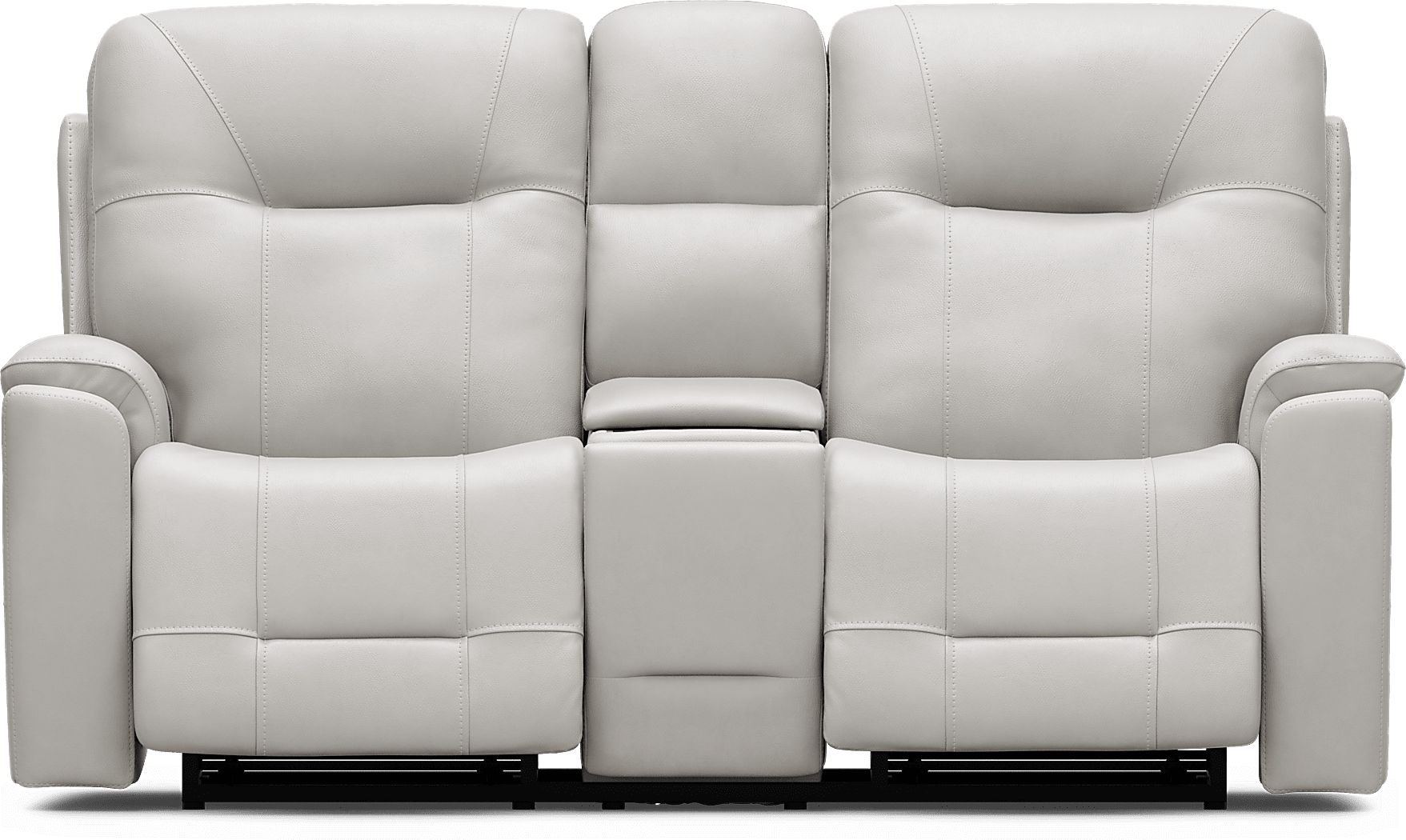 triple power reclining console loveseat