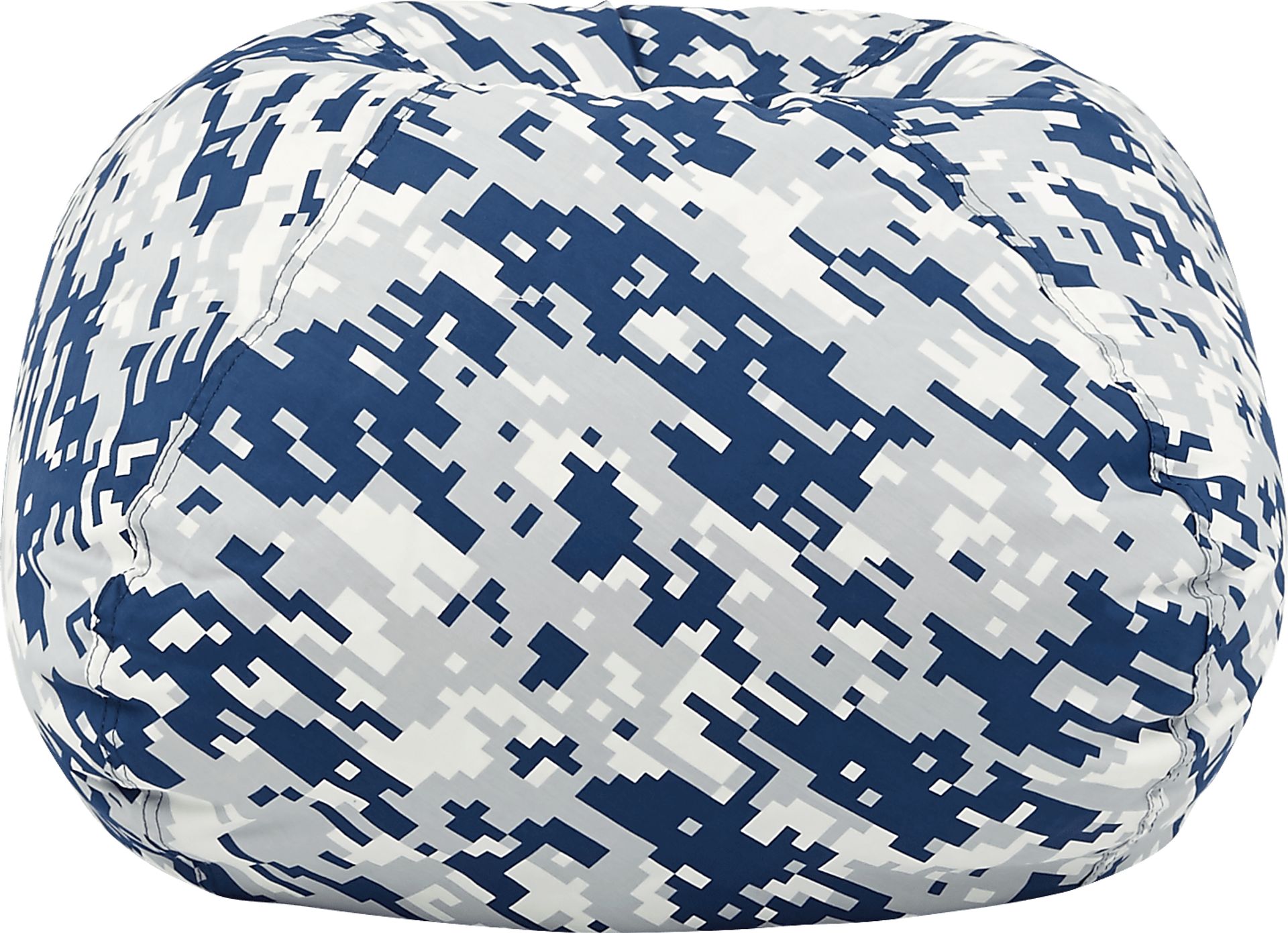 Kids Mattie Blue Camo Bean Bag Chair - Image 1