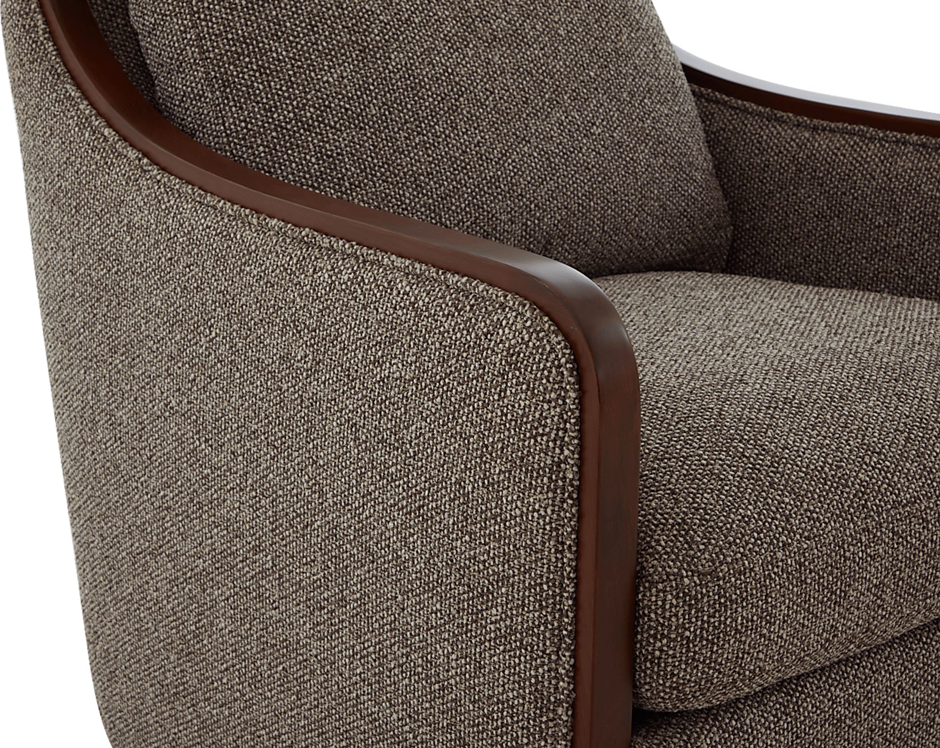 Mattingly Brown Swivel Chair - Image 4