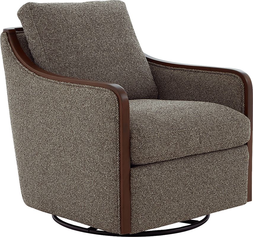 Mattingly Brown Swivel Chair