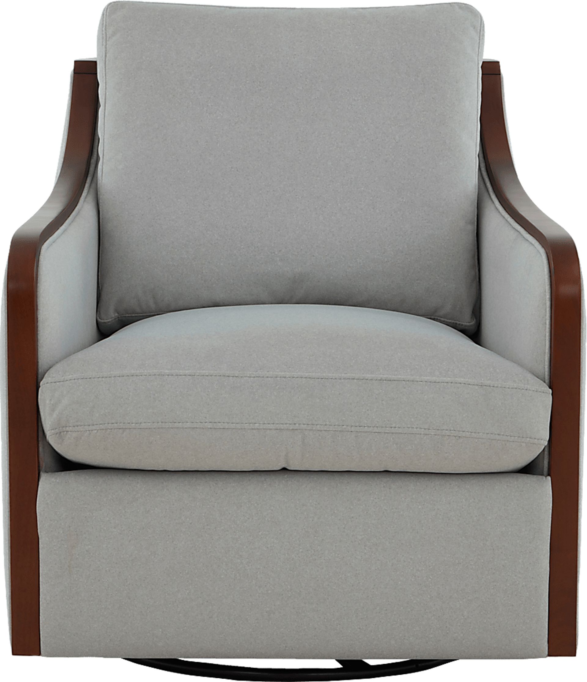 Mattingly Gray Swivel Chair - Image 2