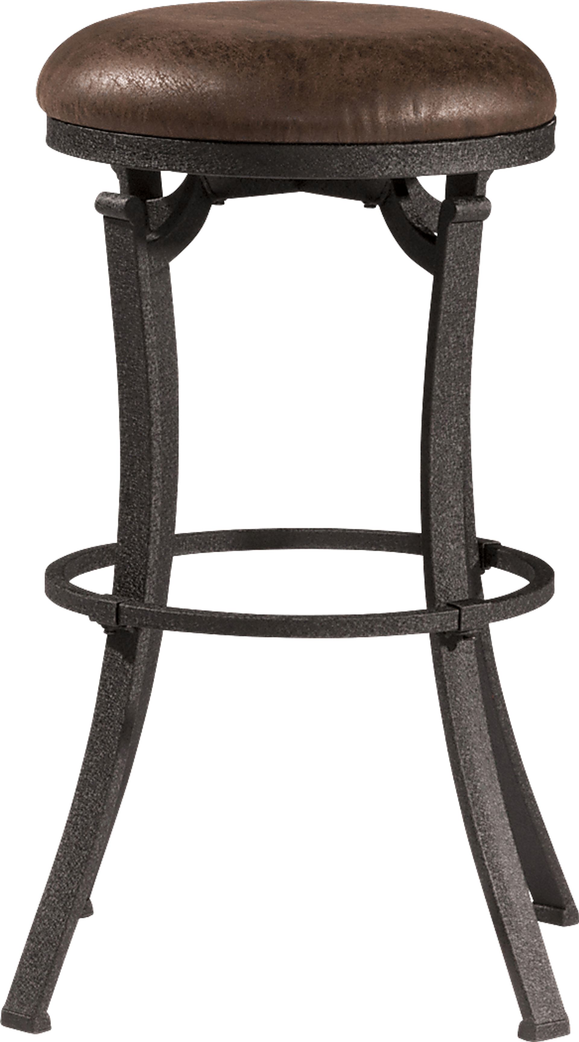 Matuka Black Swivel Counter Height Stool - Image 3