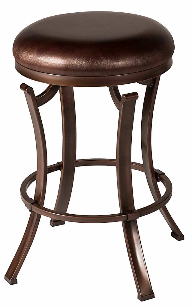 Matuka Black Swivel Counter Height Stool - Thumbnail - Image 4