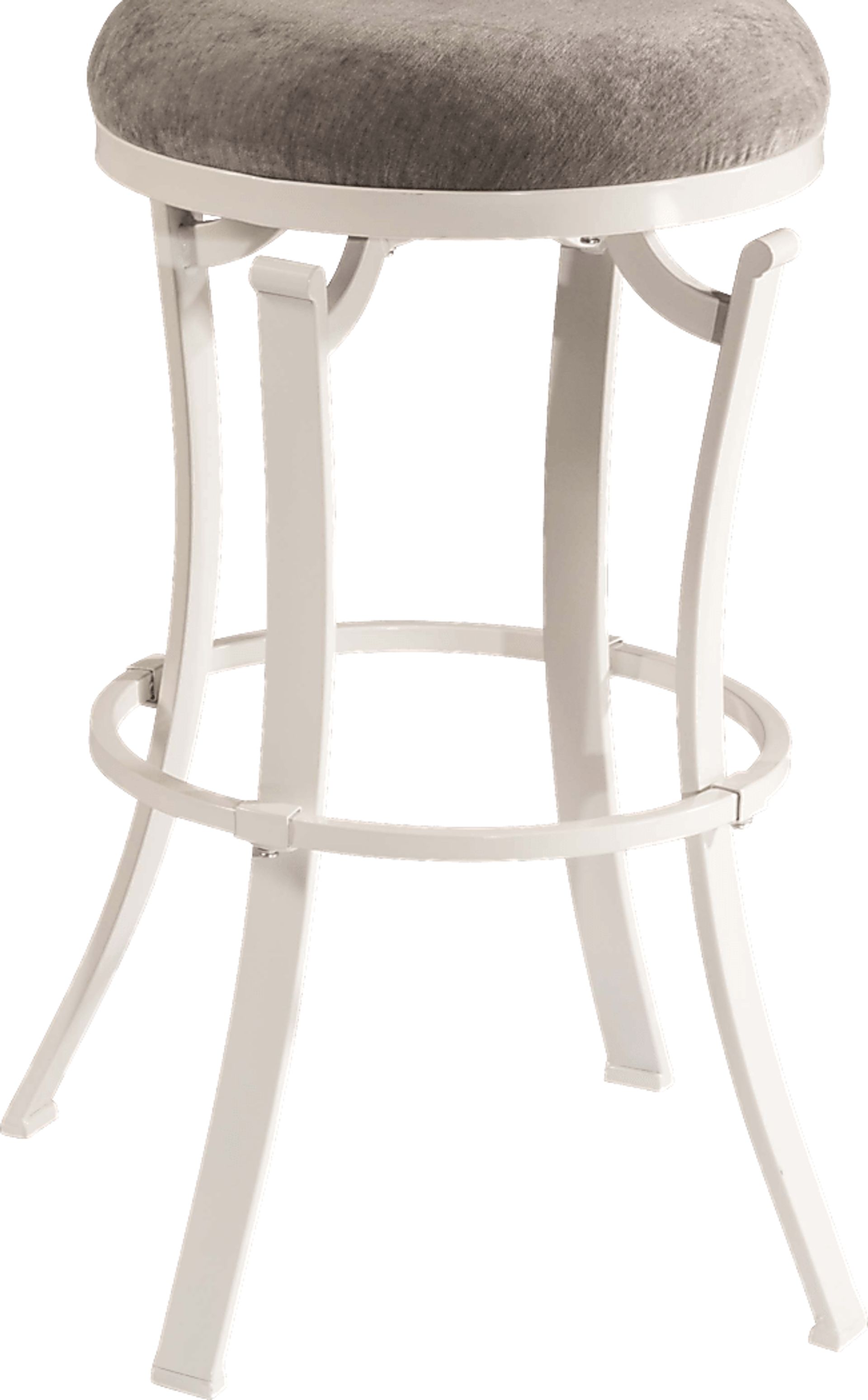 Matuka White Swivel Counter Height Stool - Image 4