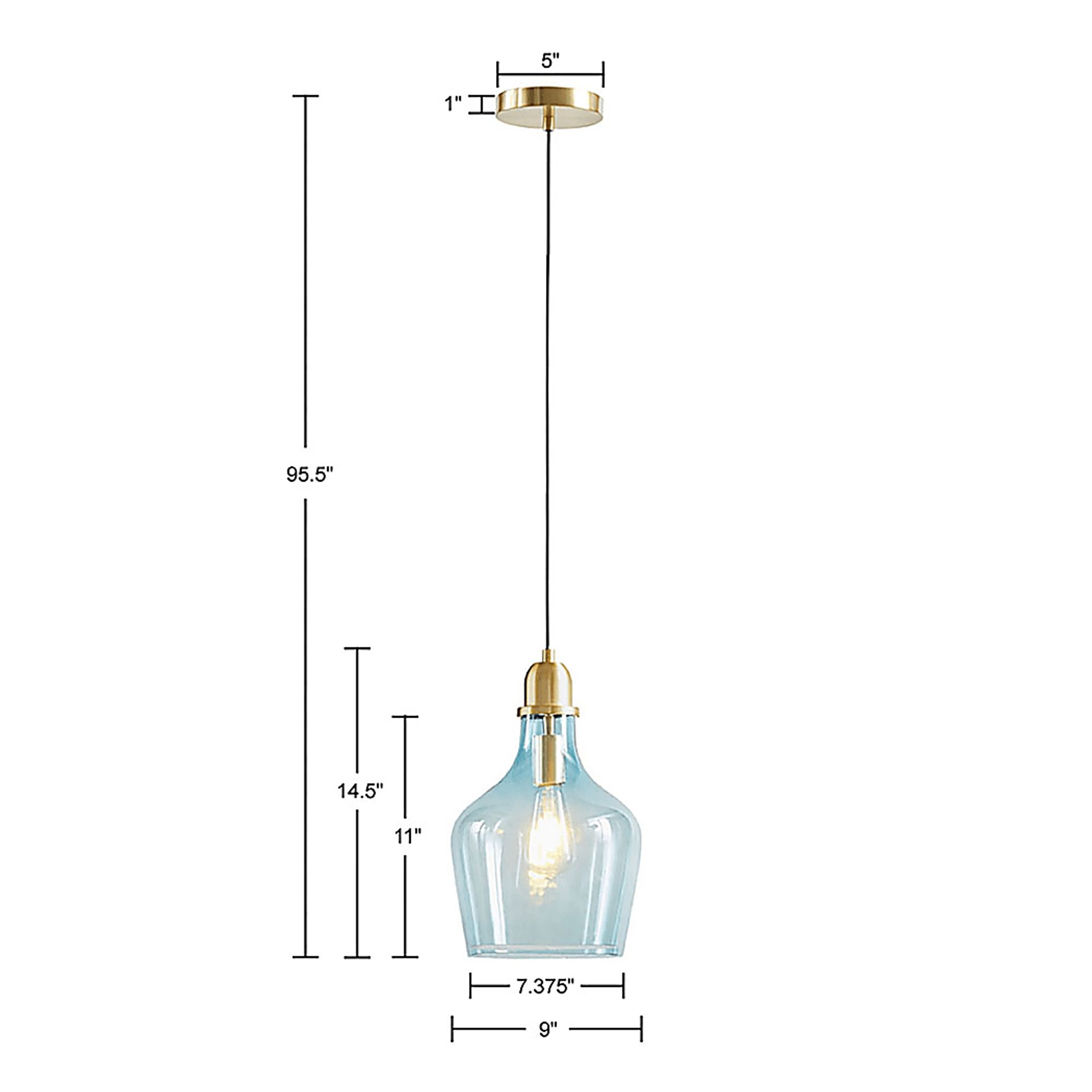 Matwood Loop Blue Pendant - Image 10