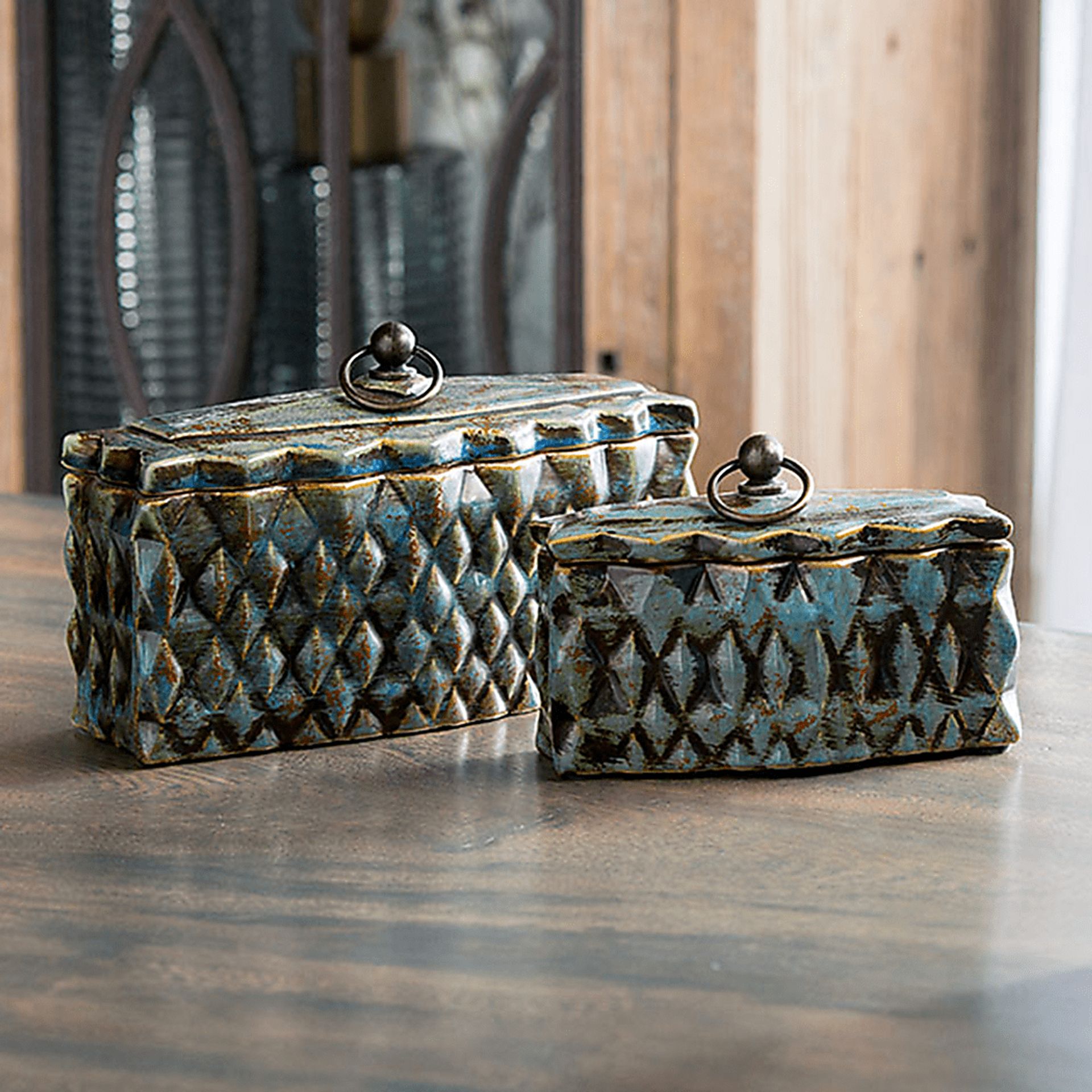 Matzenger Brown Decorative Box, Set of 2 - Image 3