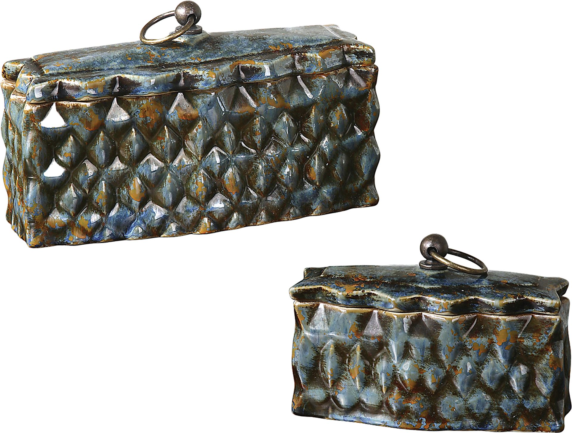 Matzenger Brown Decorative Box, Set of 2 - Image 1
