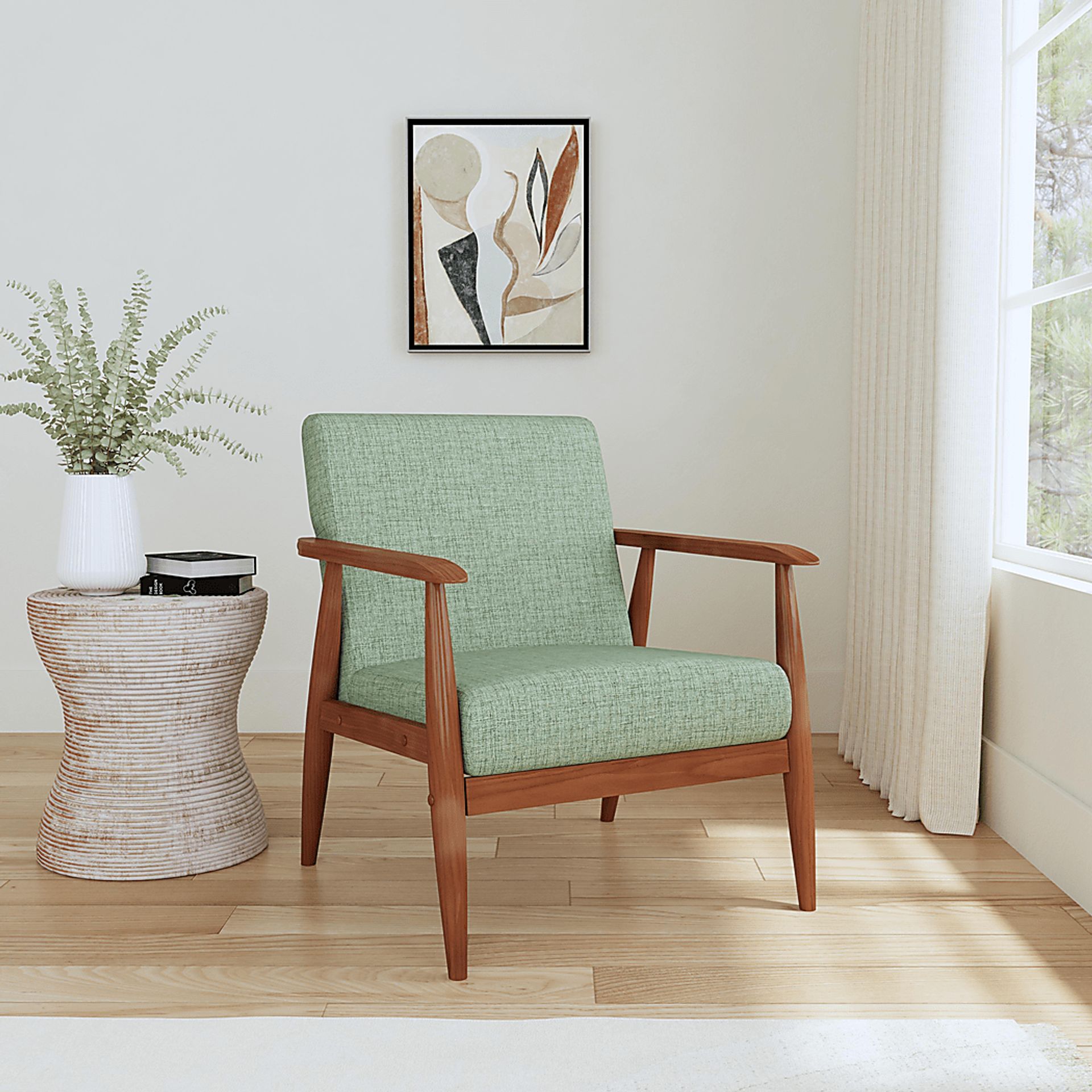 Maurrice Green Accent Chair - Image 2