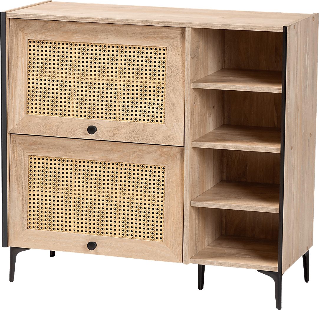 Mautzy Brown Storage Cabinet
