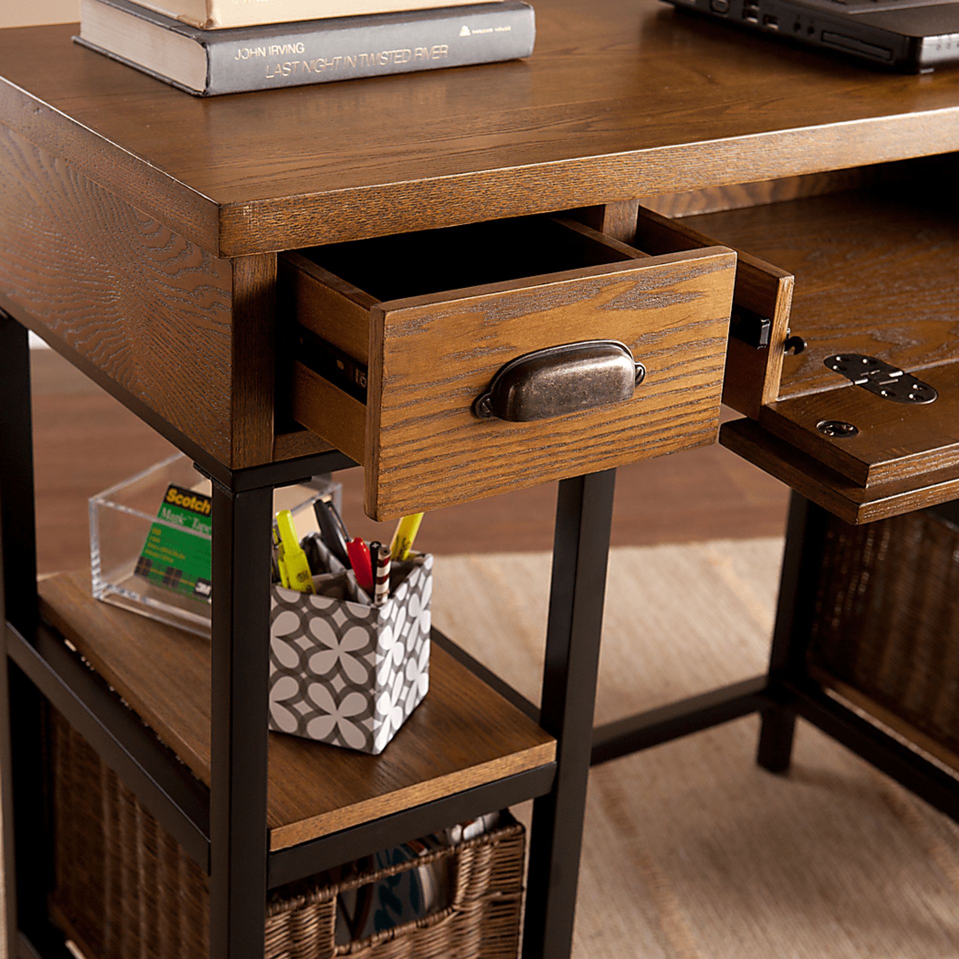 Mauvilla Brown Desk - Image 3