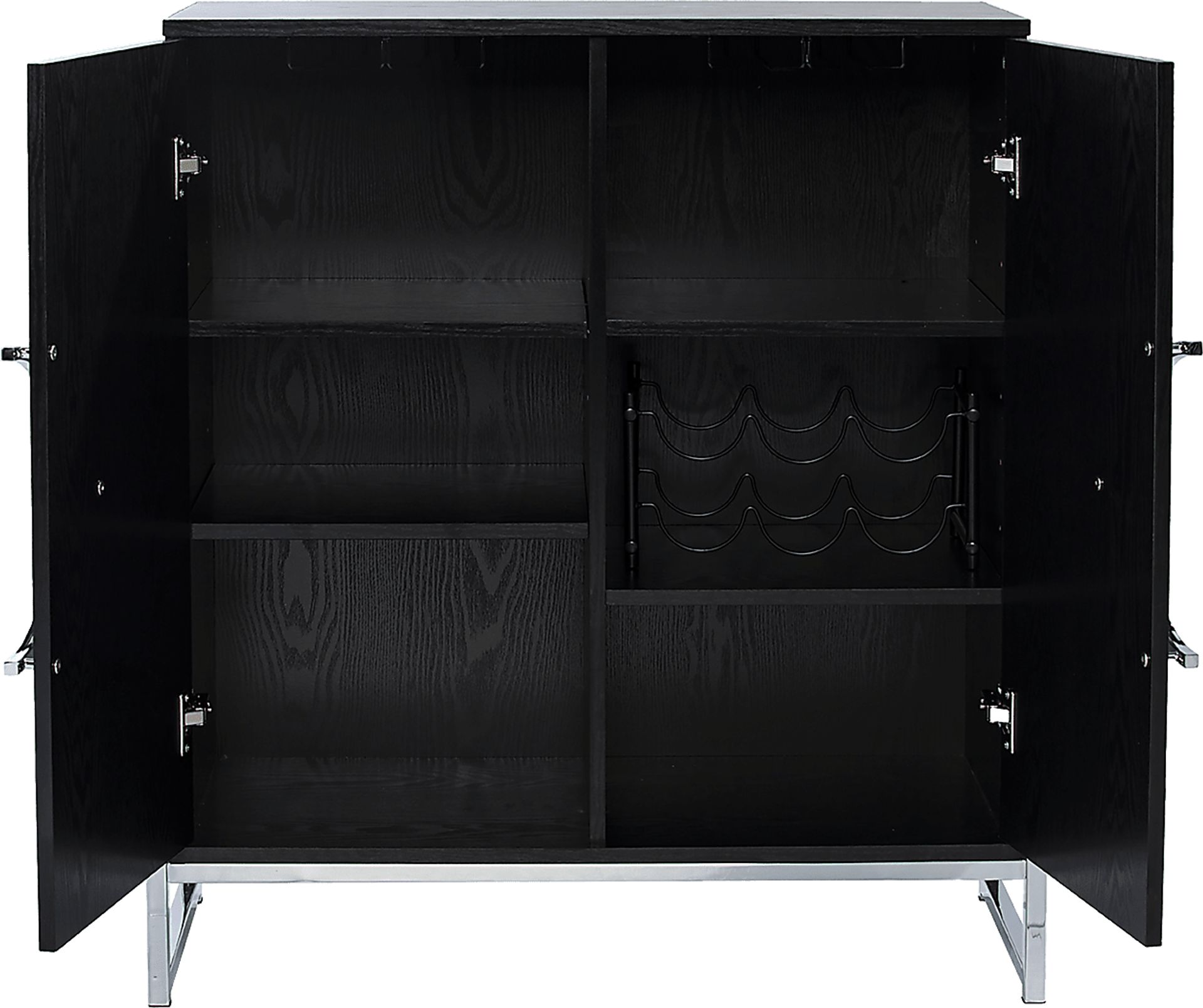 Mavelle Black Bar Cabinet - Image 5