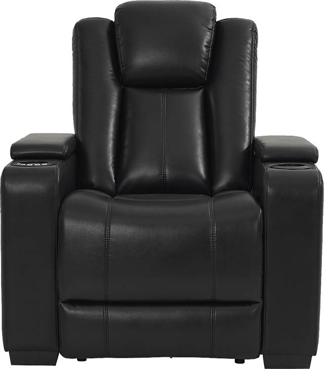 Maverick Black Dual Power Recliner - Thumbnail - Image 2